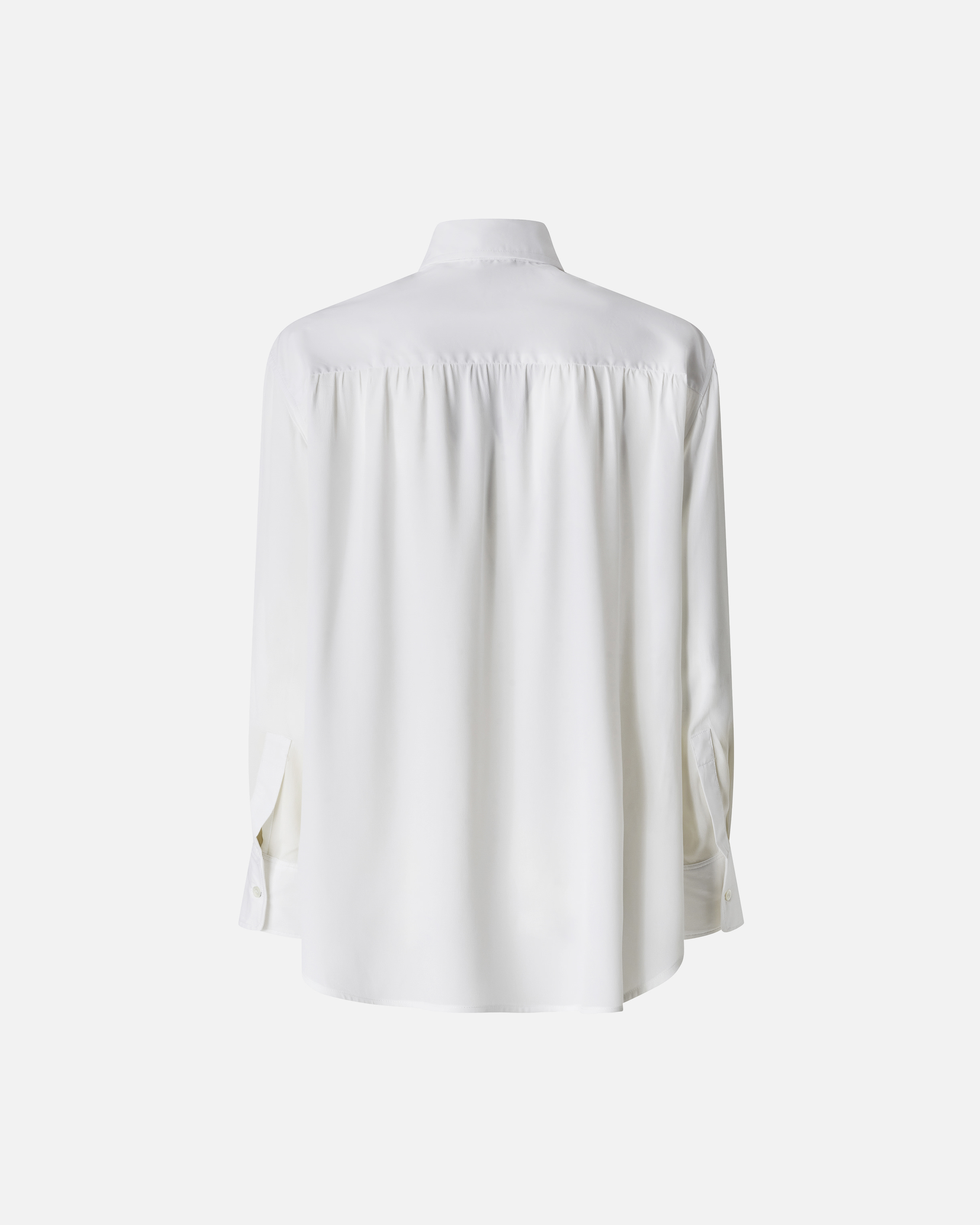 Shirt in poplin and crepe PINKO White