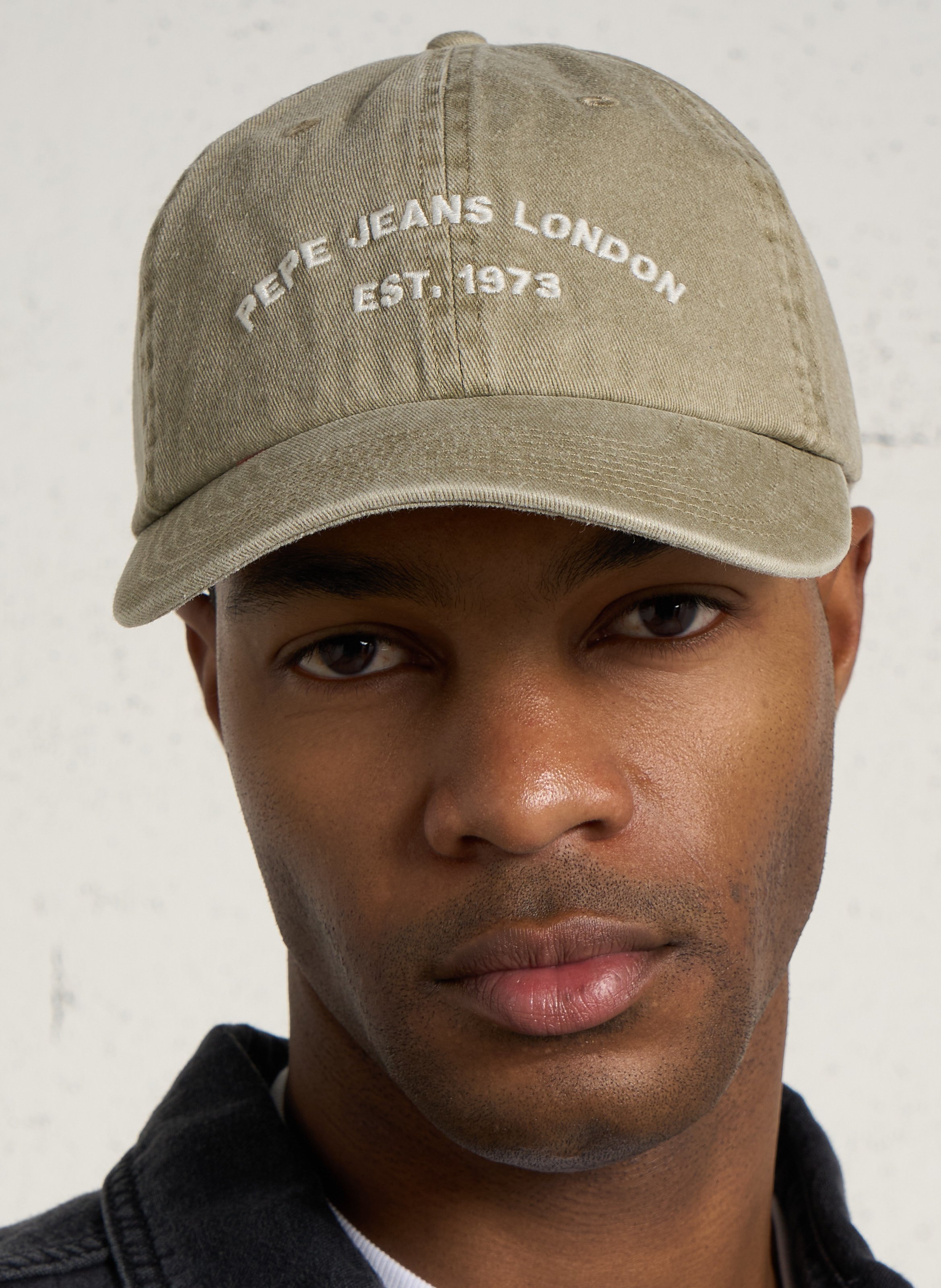 Cotton cap PEPE JEANS Brown