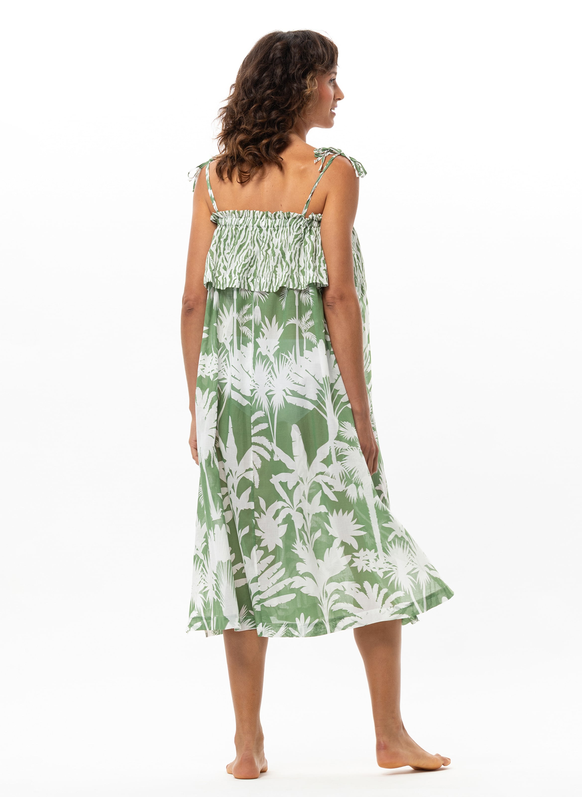 Robe en voile de coton LE CHAT Multicolore