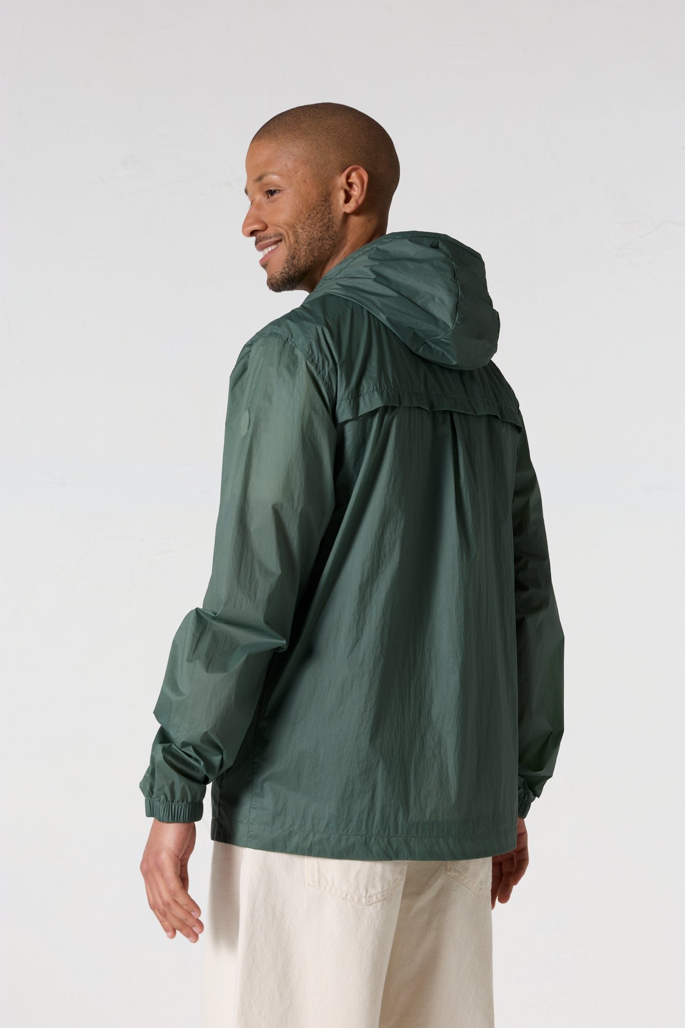 Light packable windbreaker Larry JOTT Green
