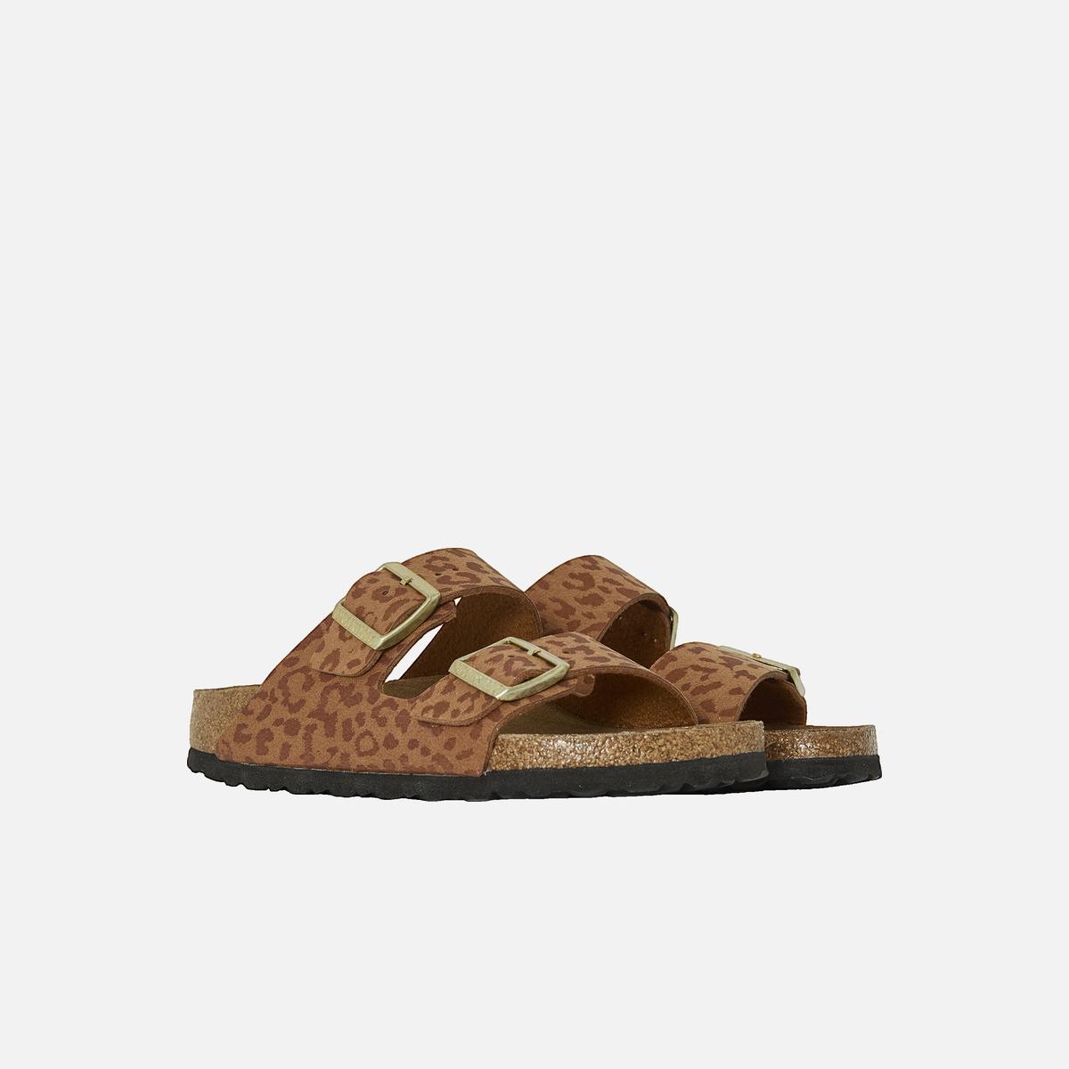 Sandales plates BIRKENSTOCK Marron