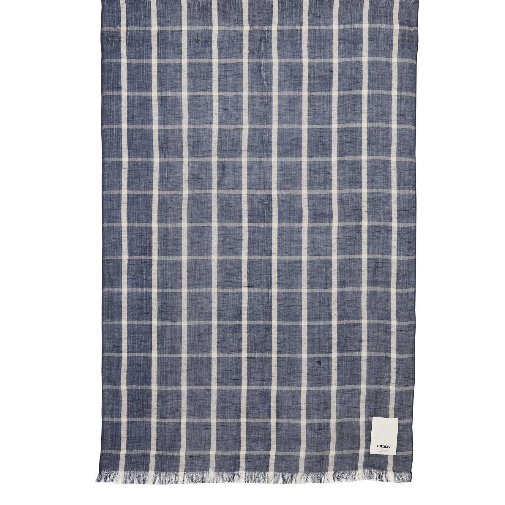 Geruite foulard IKKS Blauw