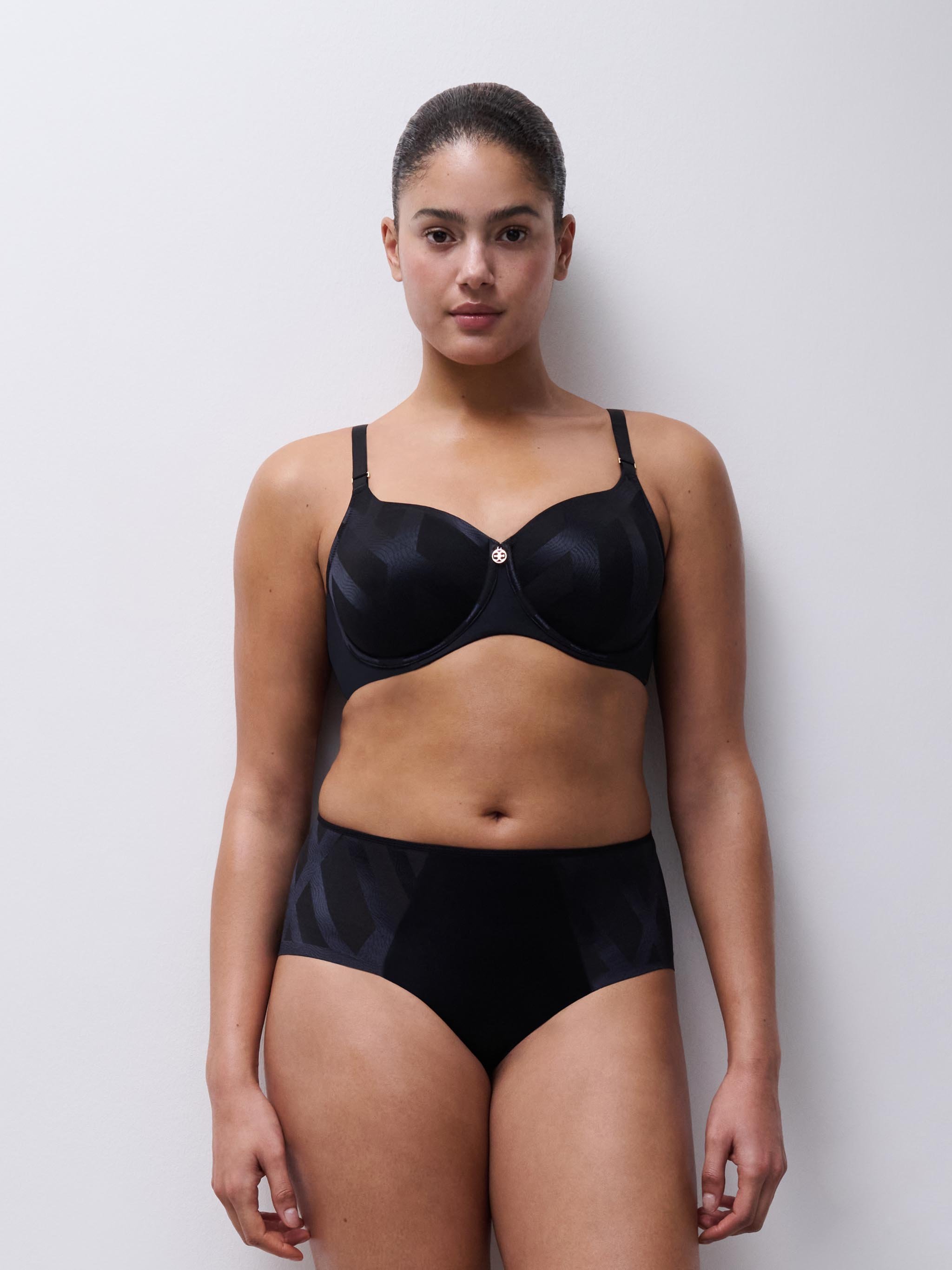 High-waisted panties CHANTELLE Black