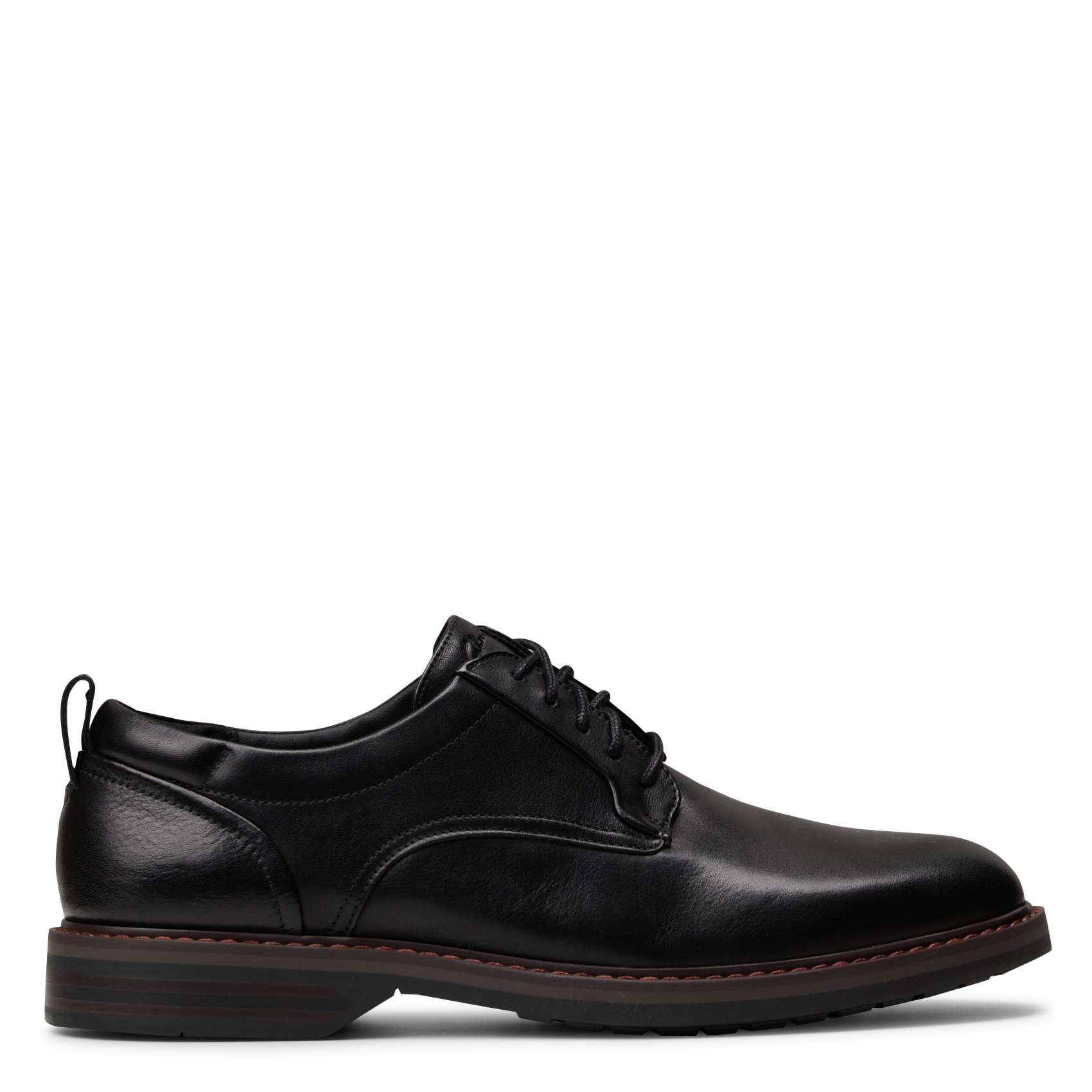 Leder-Derbys zum Schnüren CLARKS Schwarz