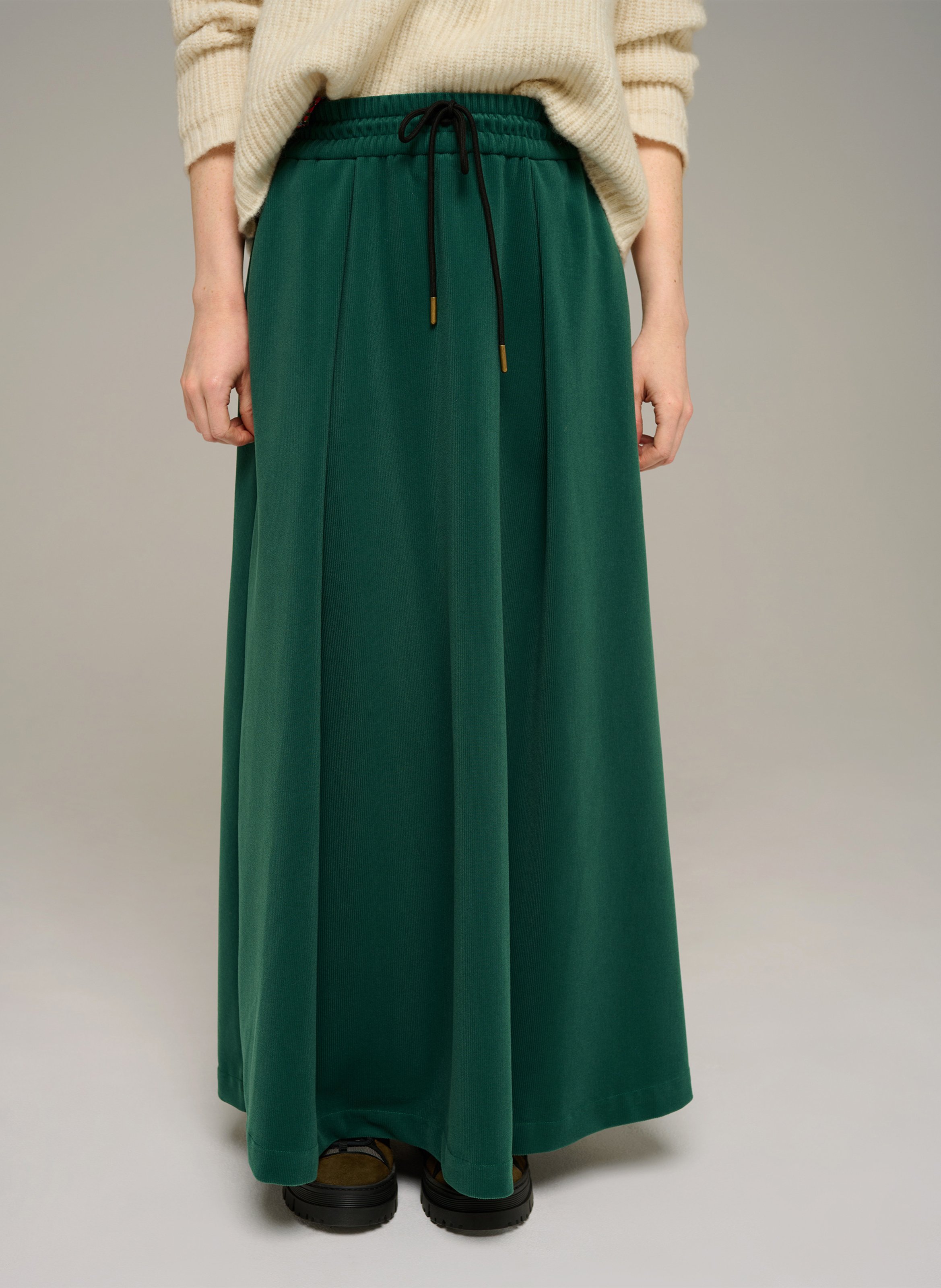 Long flared corduroy skirt COTELAC ACOTE