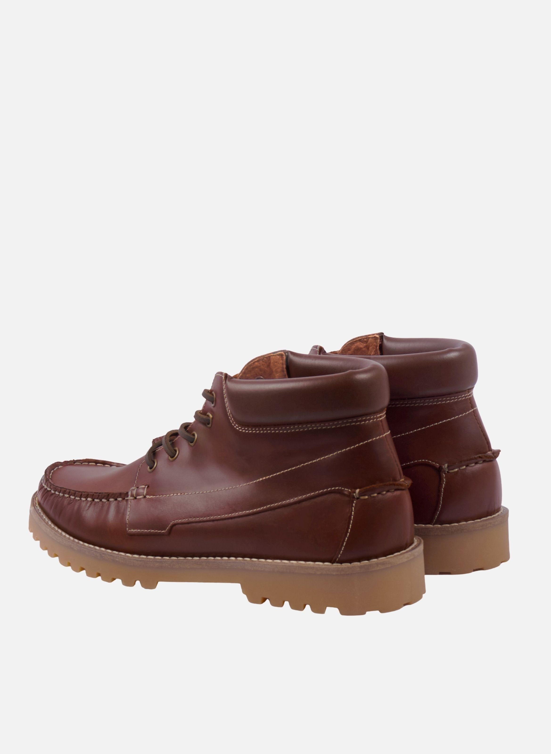 Boots bateau crampons tom cuir JULES & JENN Beige