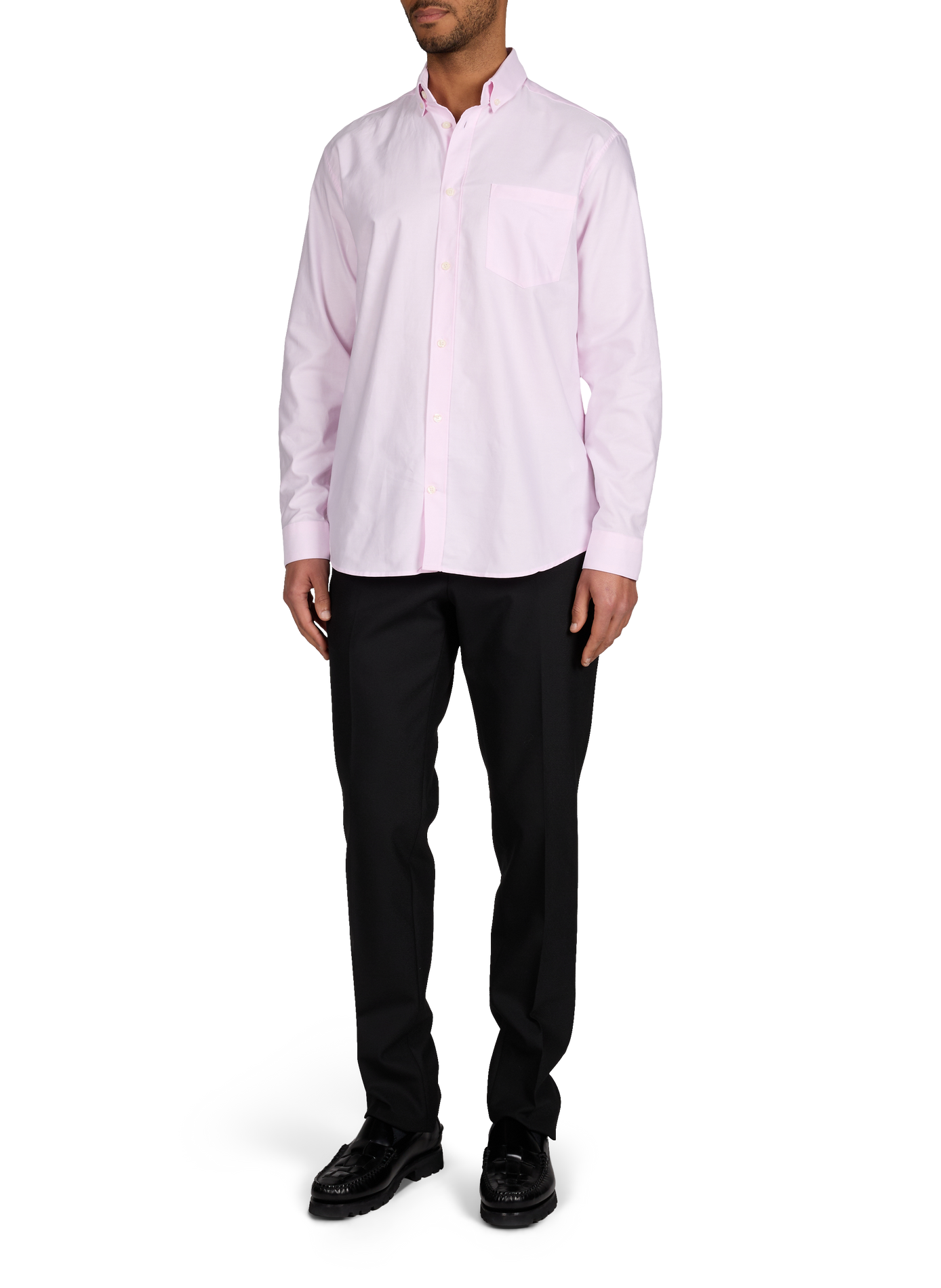 Hox-D straight-cut cotton shirt AU PRINTEMPS PARIS Pink