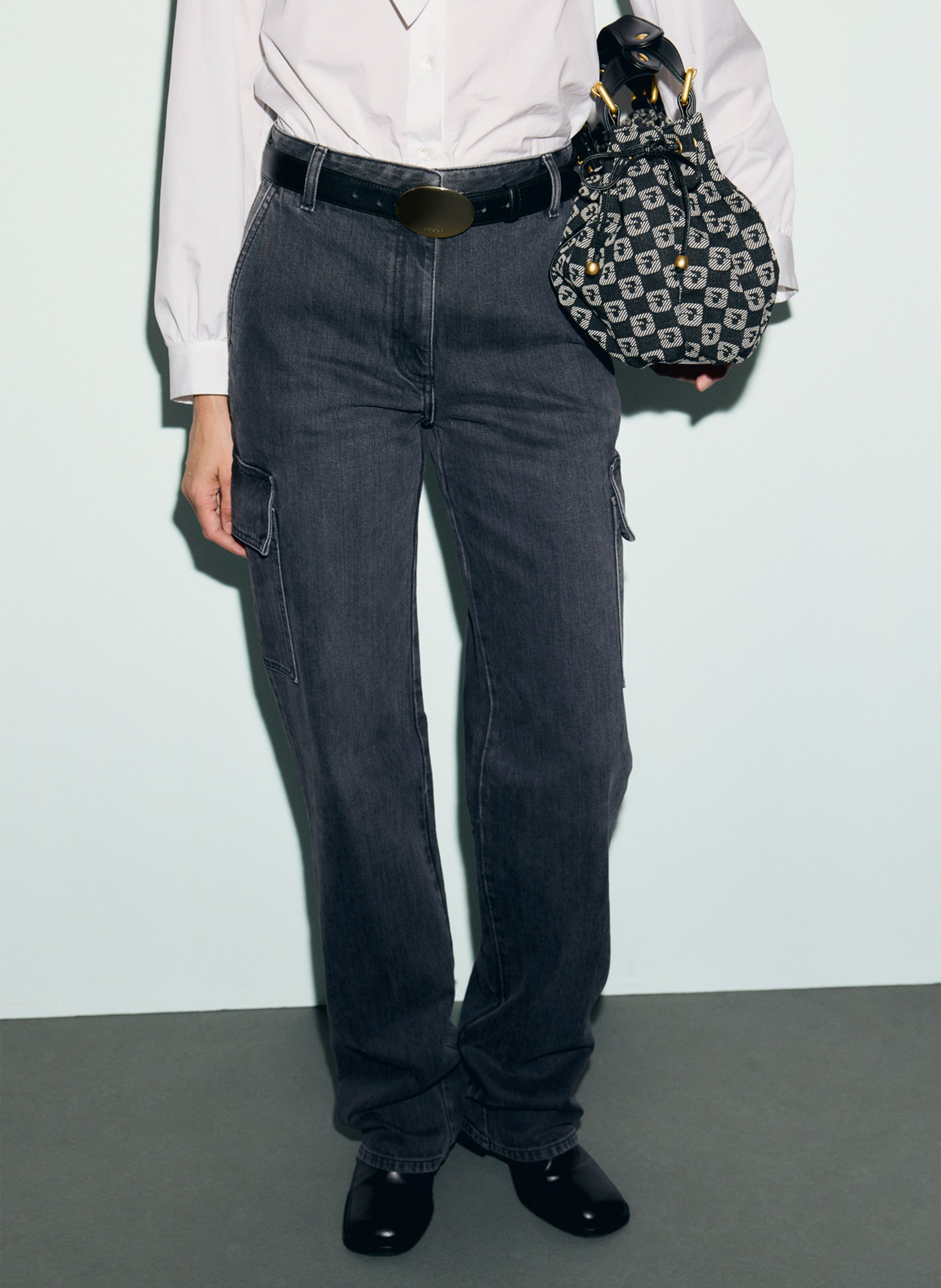 Straight Cut Jeans aus Baumwoll-Mix GERARD DAREL Grau