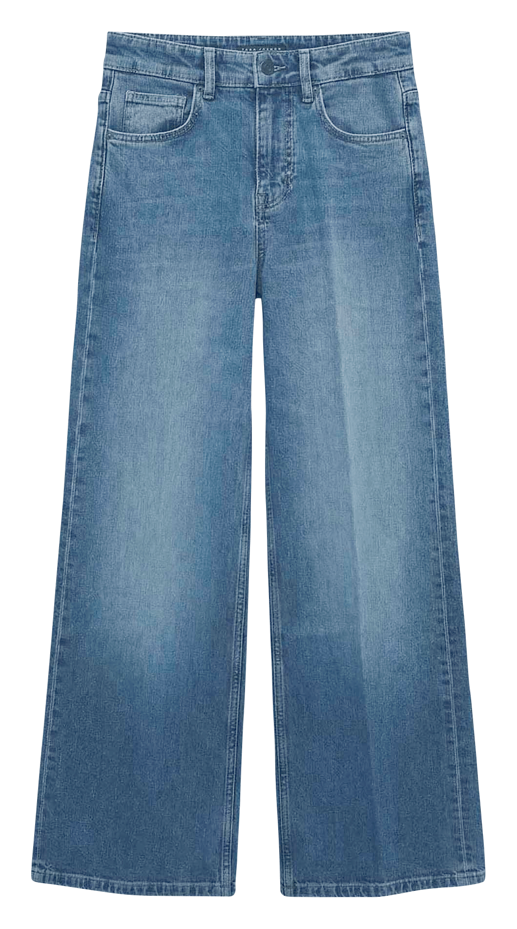 Wide-leg cotton-blend jeans TARA JARMON Blue