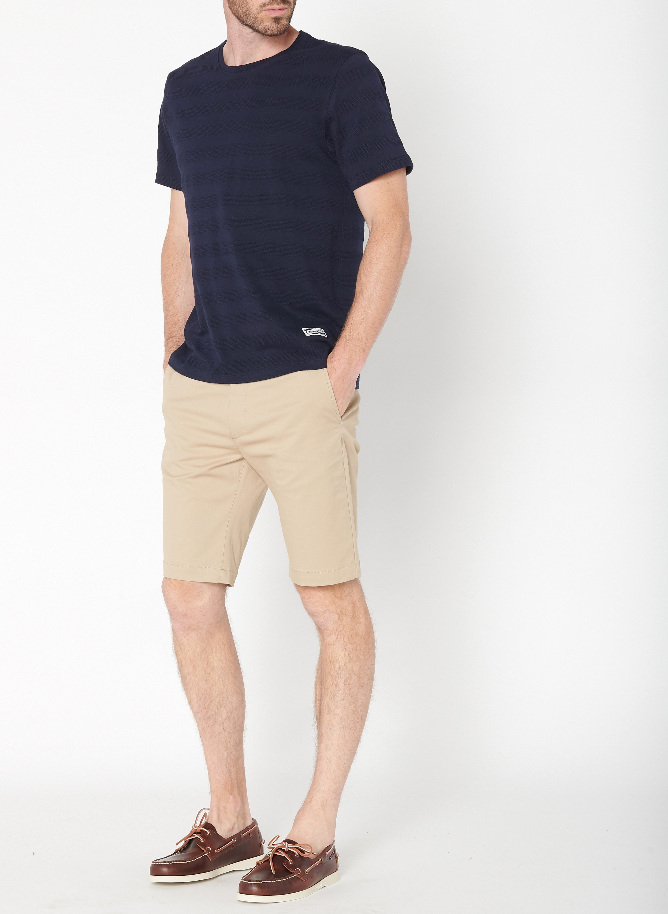 Leather deck shoes SEBAGO Brown