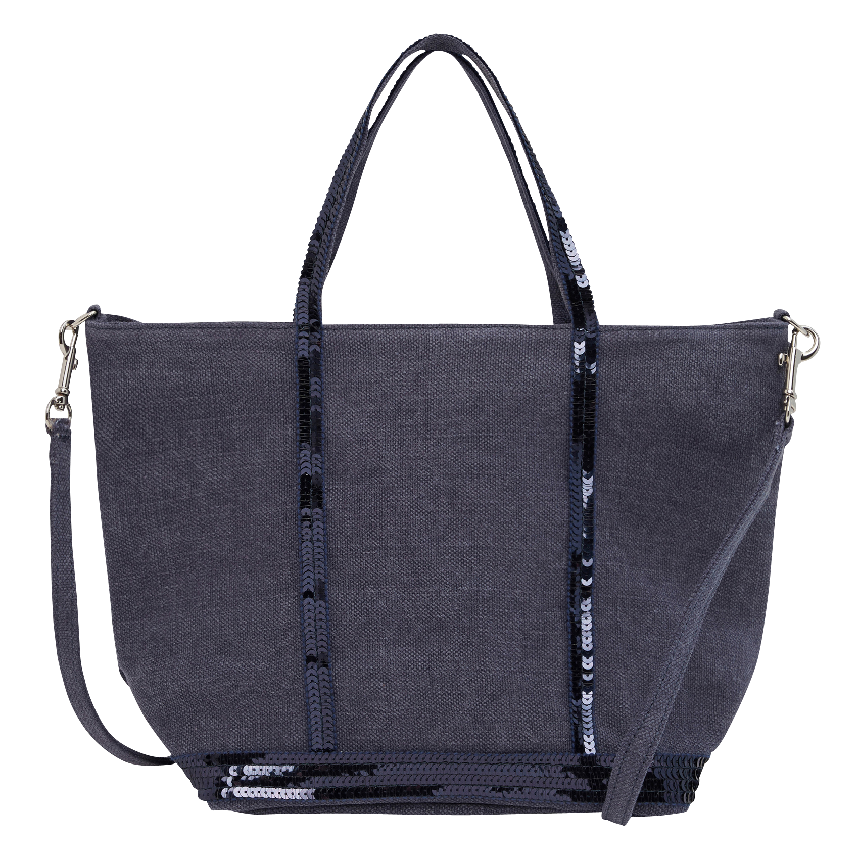 Sac cabas S à sequins en lin  CABAS S Denim