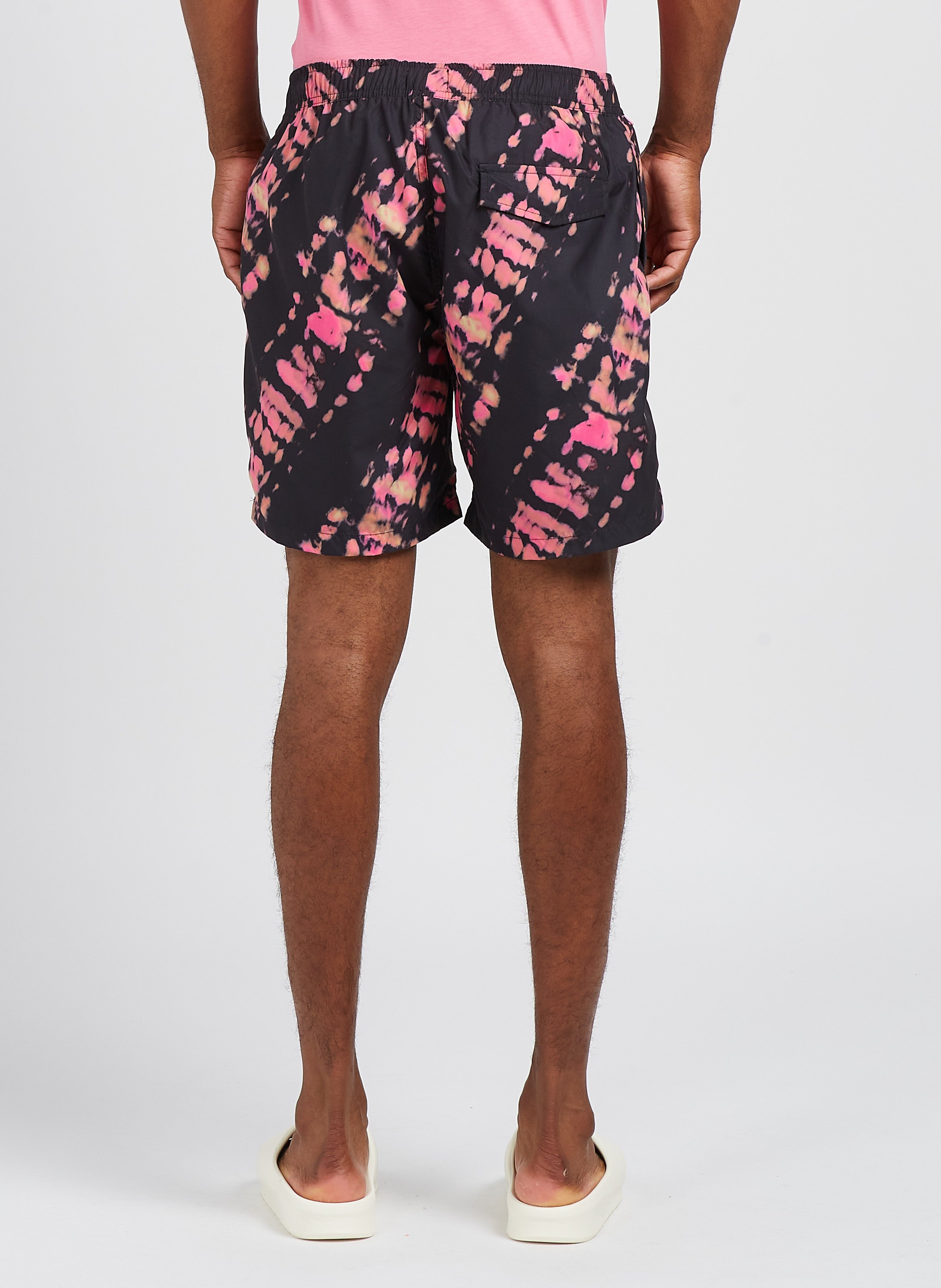Zwemshort met tie-dyeprint SCOTCH AND SODA Zwart