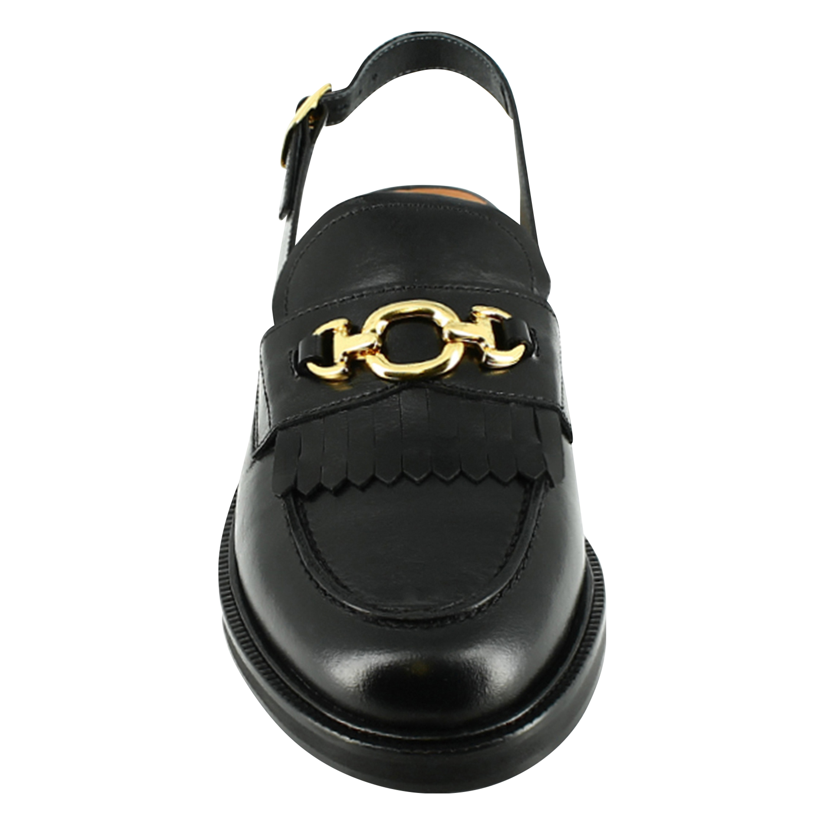 Leather loafers JONAK Black