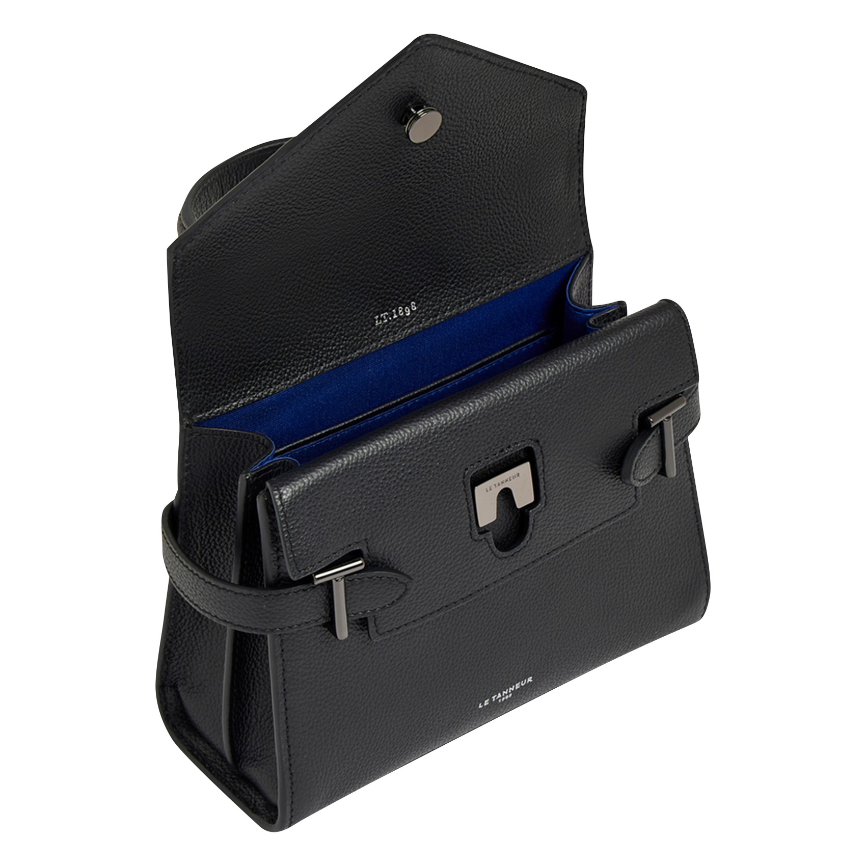 Sac à main en cuir LE TANNEUR Noir