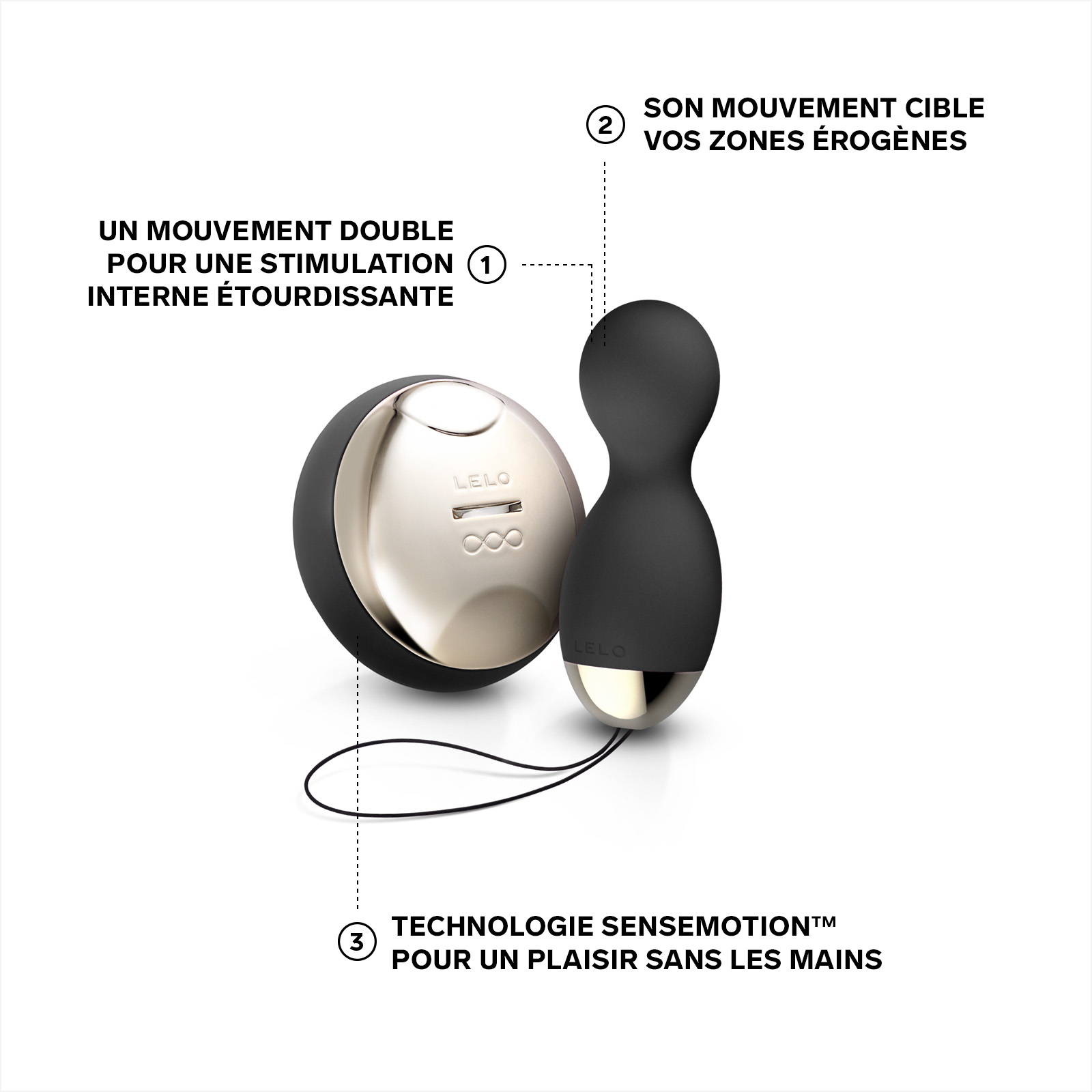 Vibrating egg LELO Noir