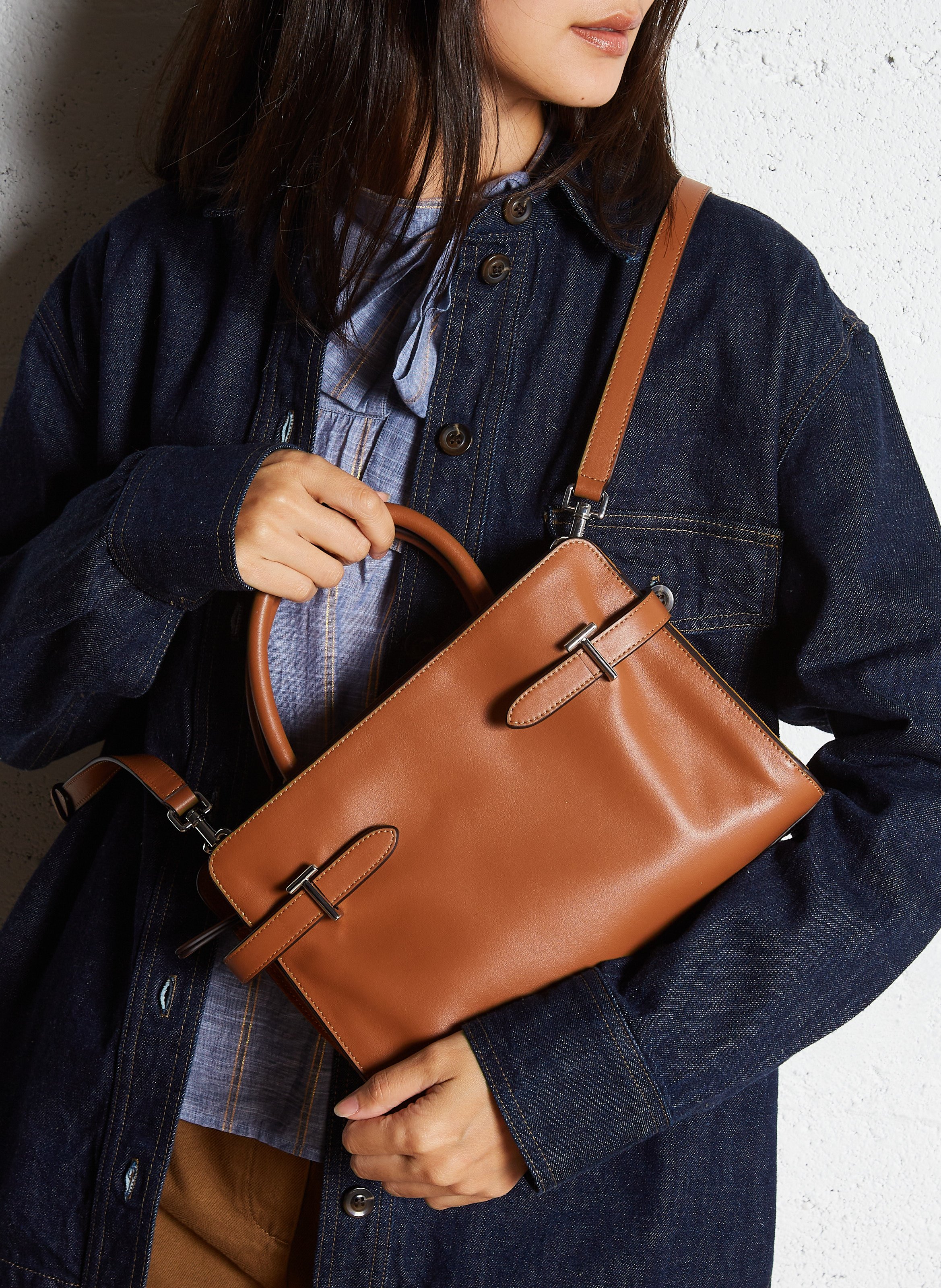 トートバッグ Le Tanneur SS26 Handbags (TEMI16M1 S11) Medium leather bag Noir Le Tanneur - Women TEMI16M1 | Place