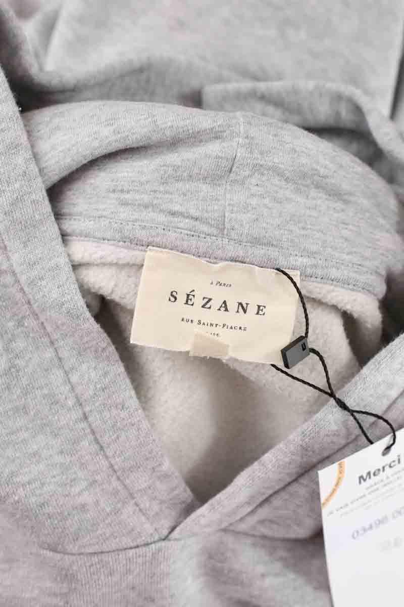 Cotton sweater SEZANE - Seconde main Grey