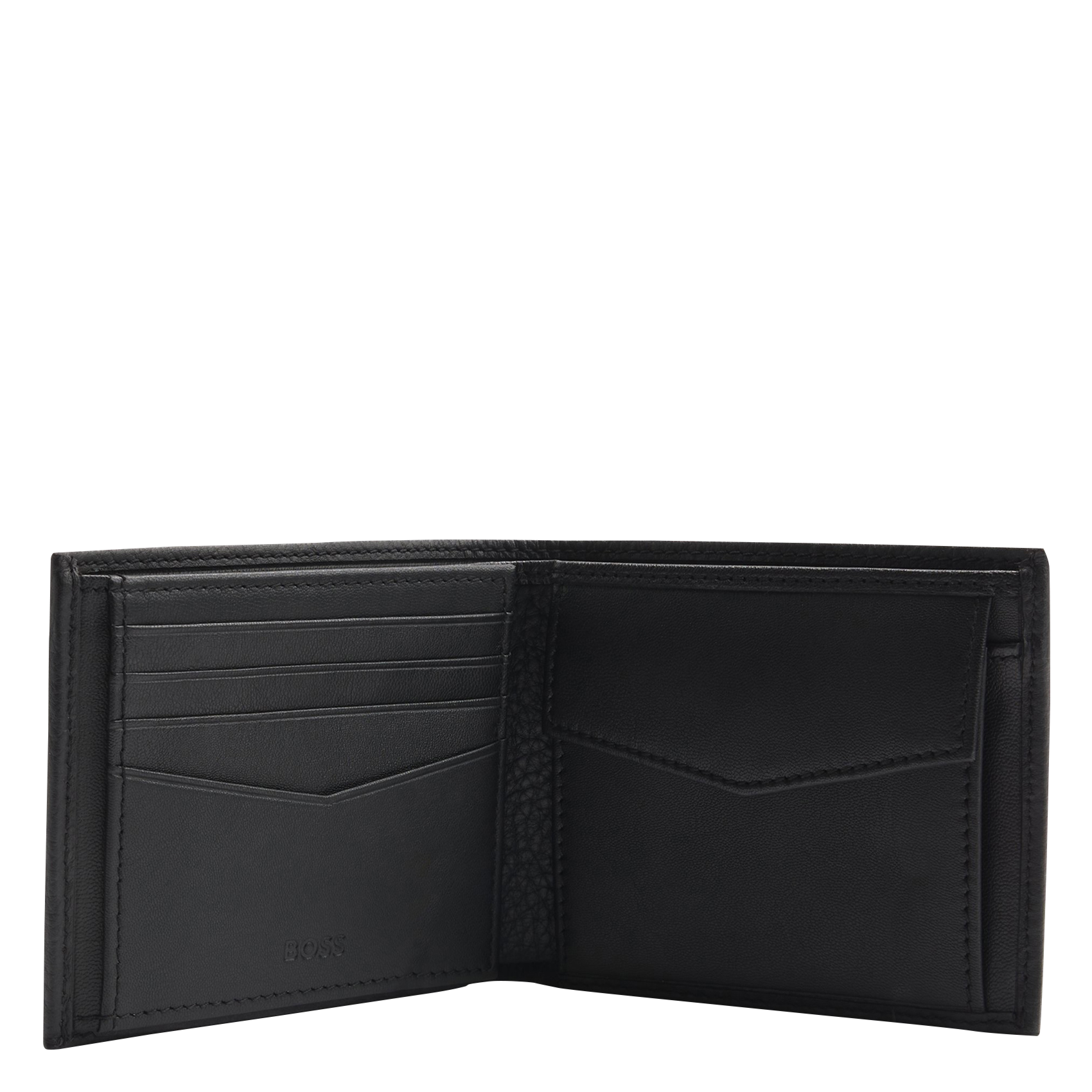 Babylon leather wallet BOSS Black