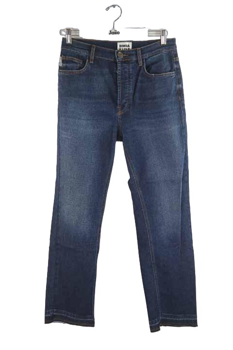Cotton straight jeans BIMBA Y LOLA - Seconde main Blue