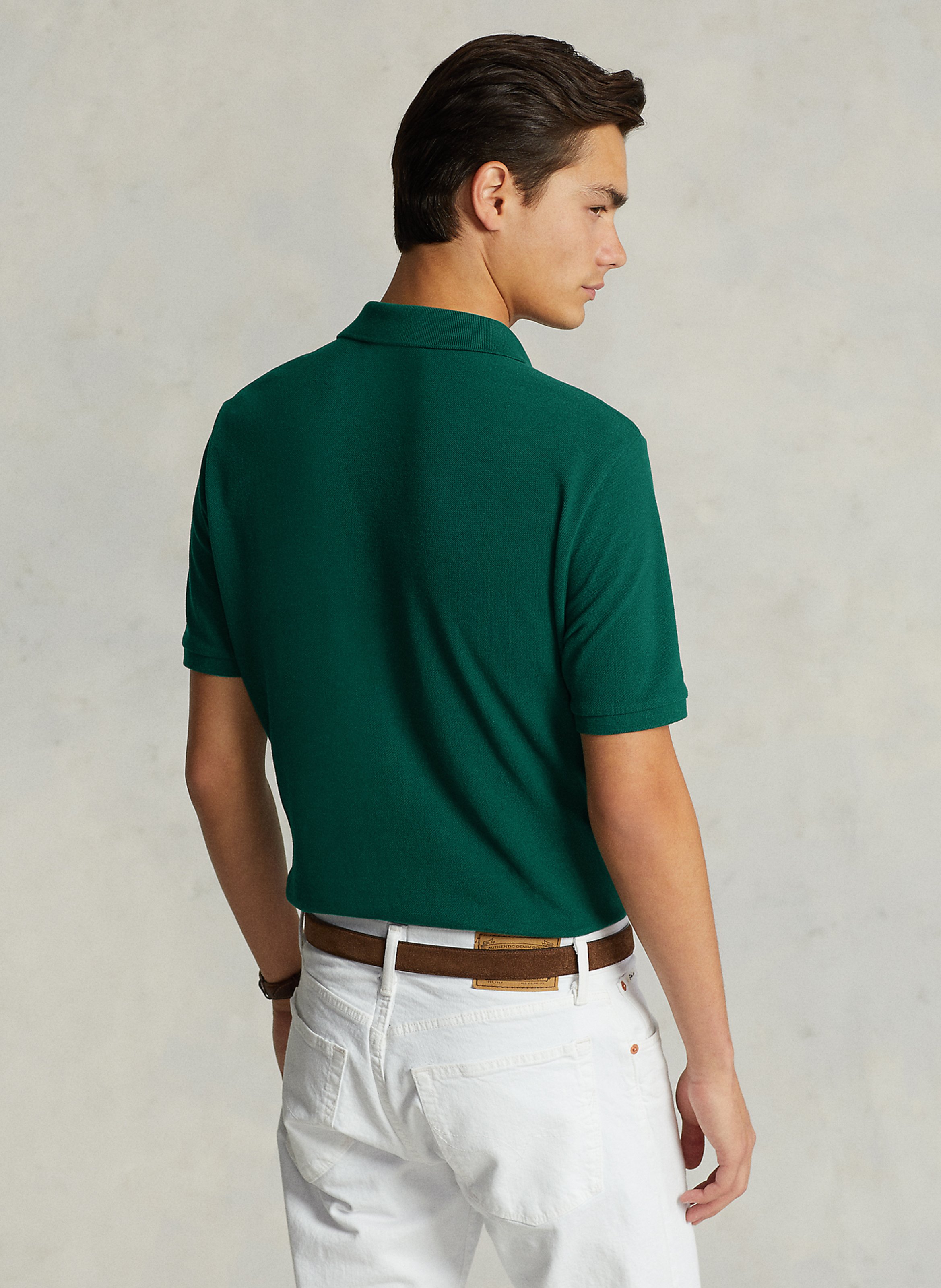 Polo slim-fit en coton piqué POLO RALPH LAUREN Vert