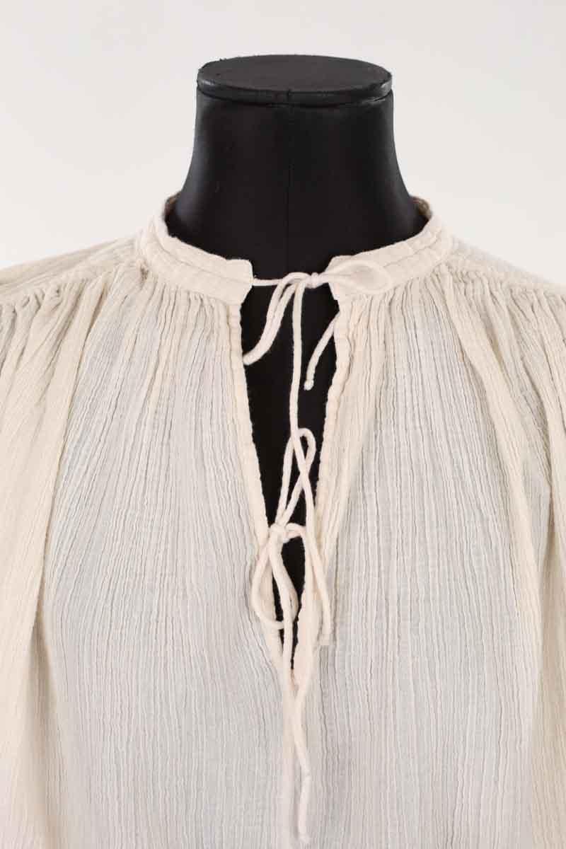 Cotton blouse LAURENCE BRAS - Seconde Main White