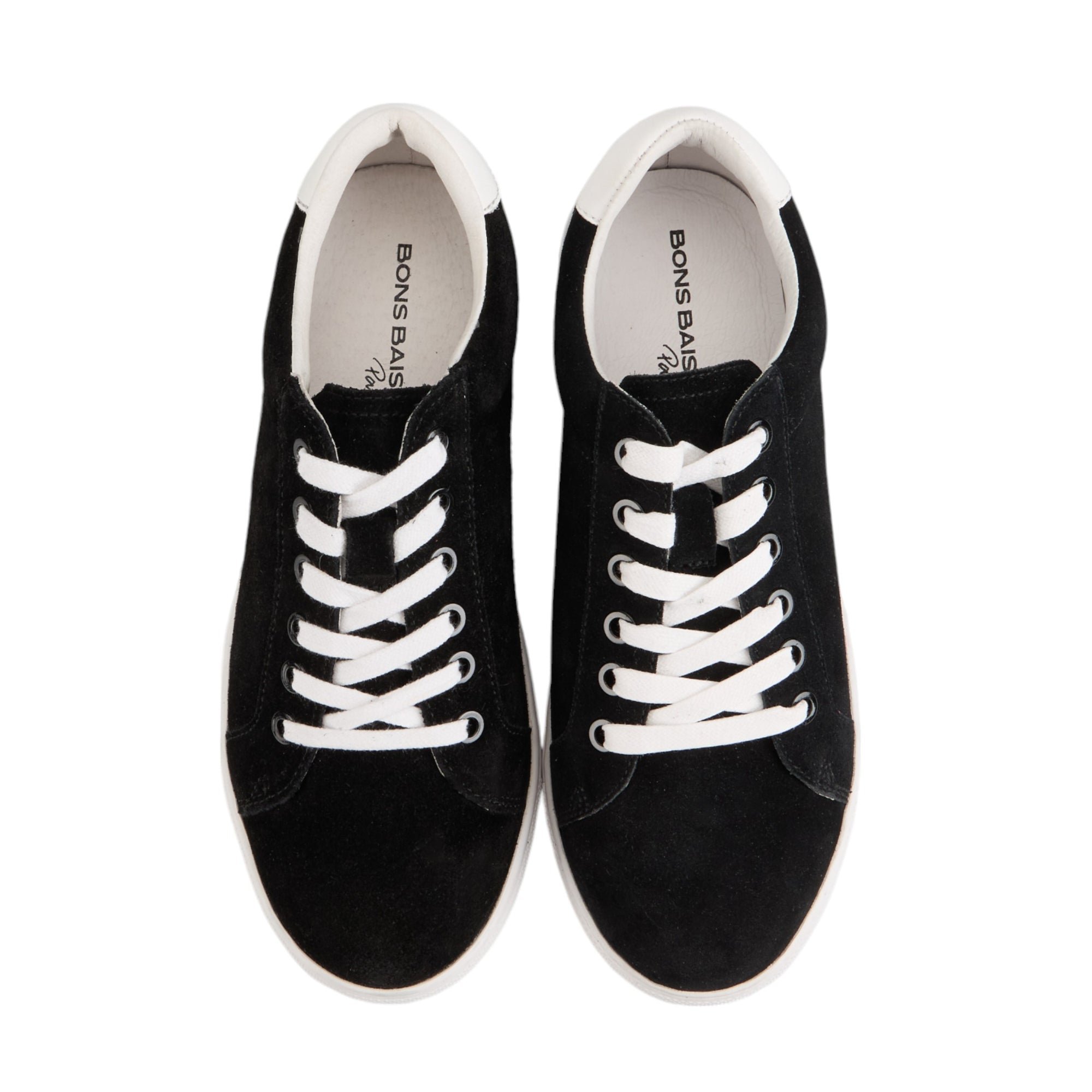 Jimmy leather sneakers BONS BAISERS PARIS Black