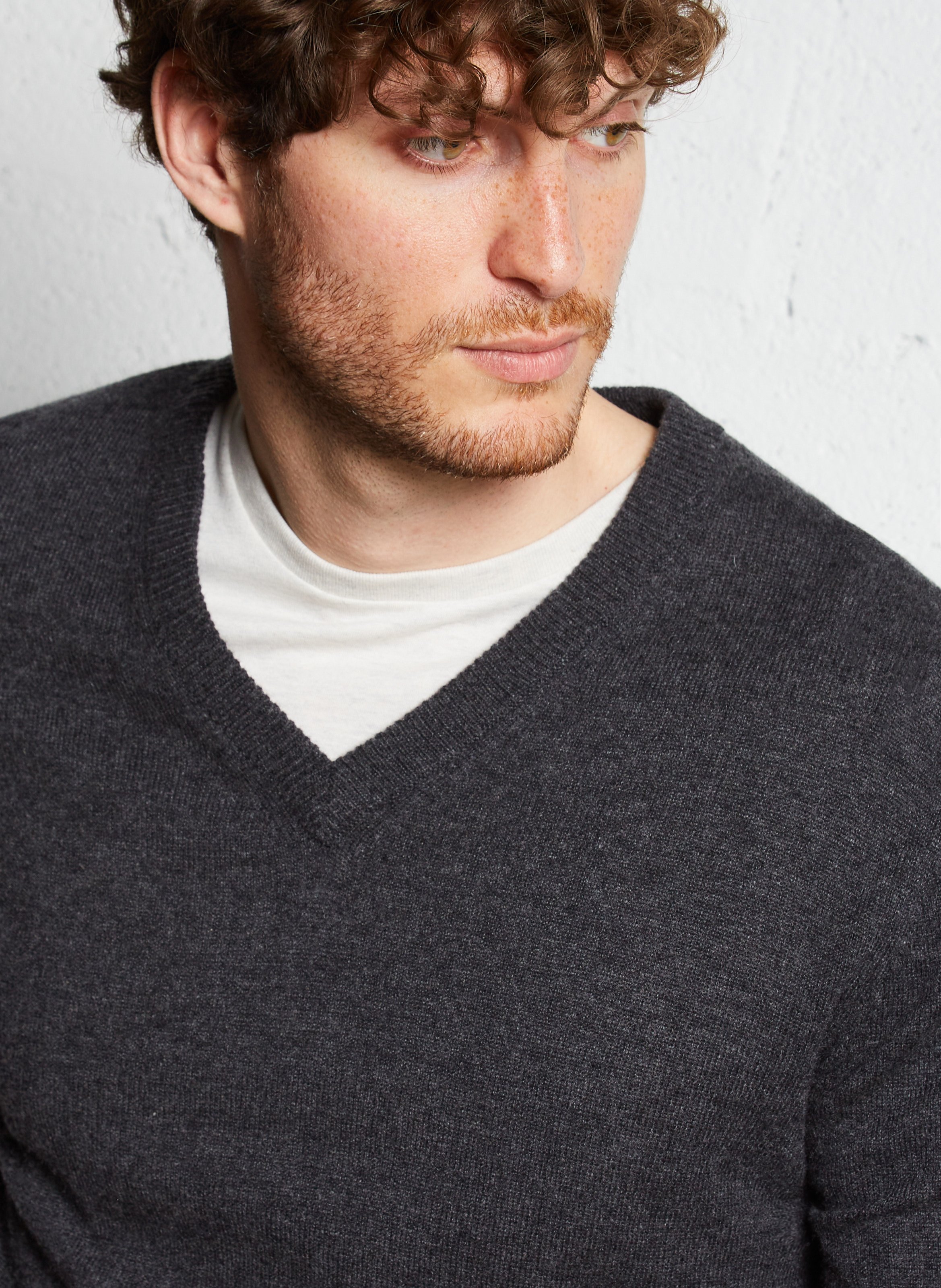 Cashmere sweater Grey