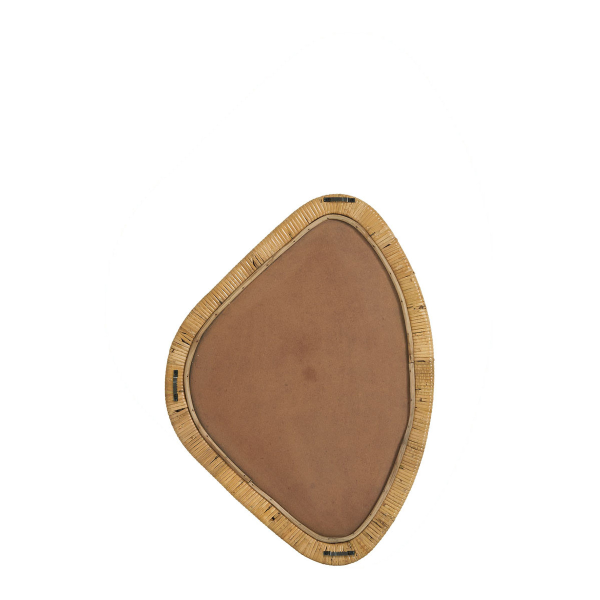 Rattan and metal mirror BLANC D'IVOIRE Beige