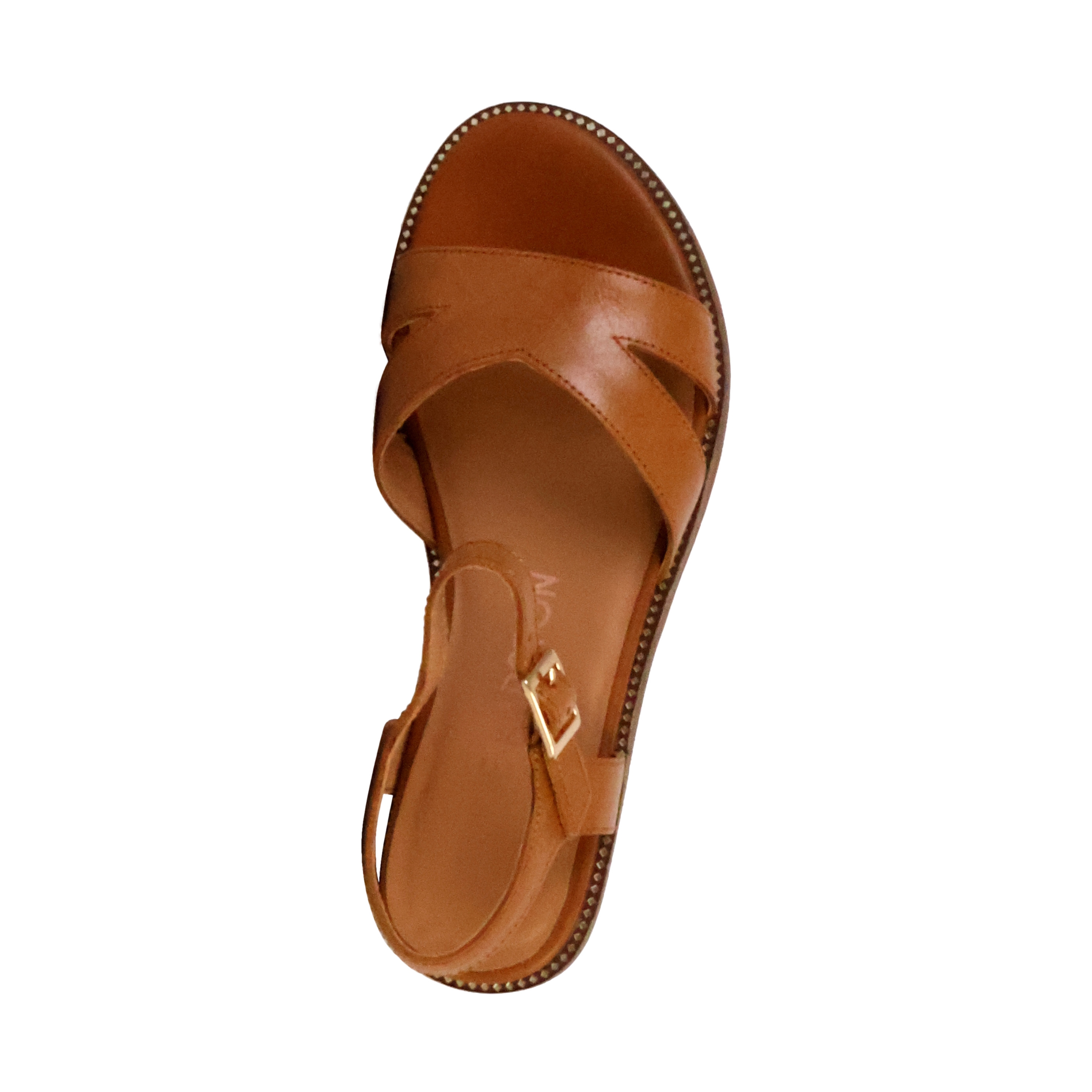 Bella leather sandals EMILIE KARSTON Brown
