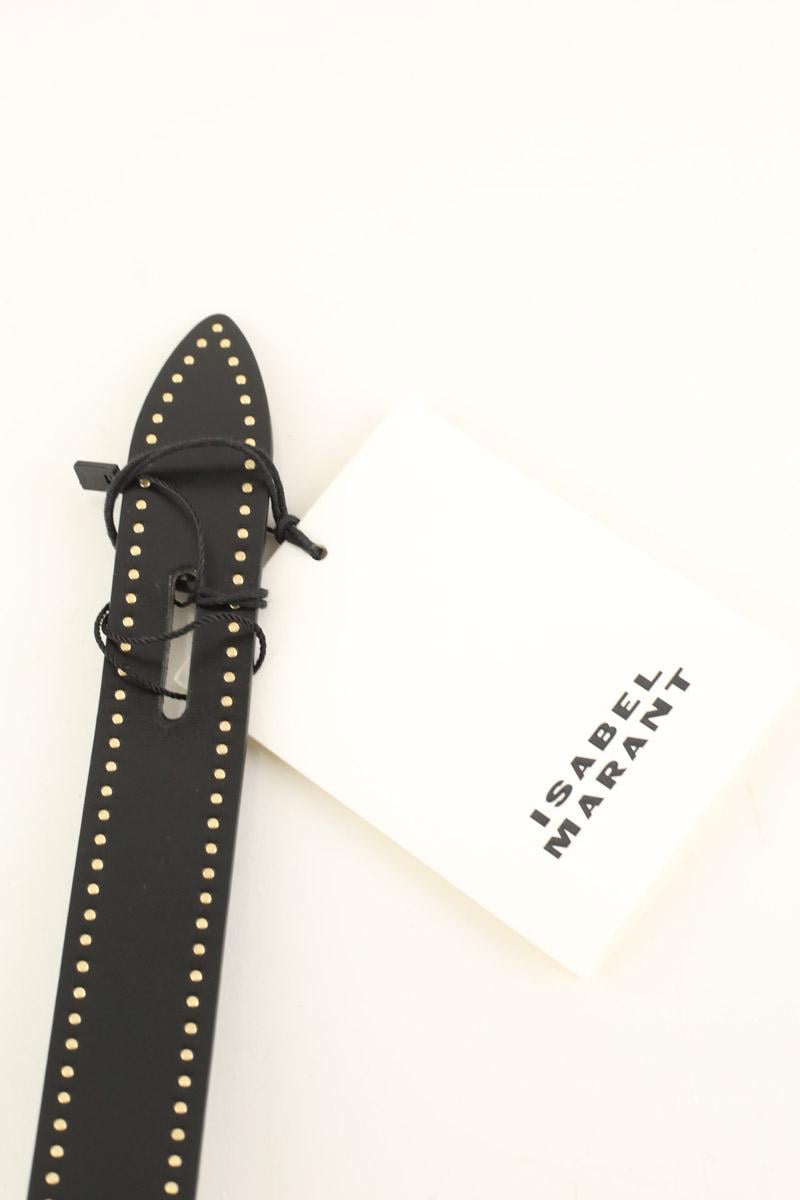 - Buckle closure. - Width: 3 cm.  Black
