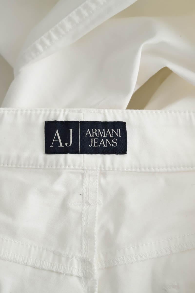 Cotton skinny jeans ARMANI - SECONDE MAIN White