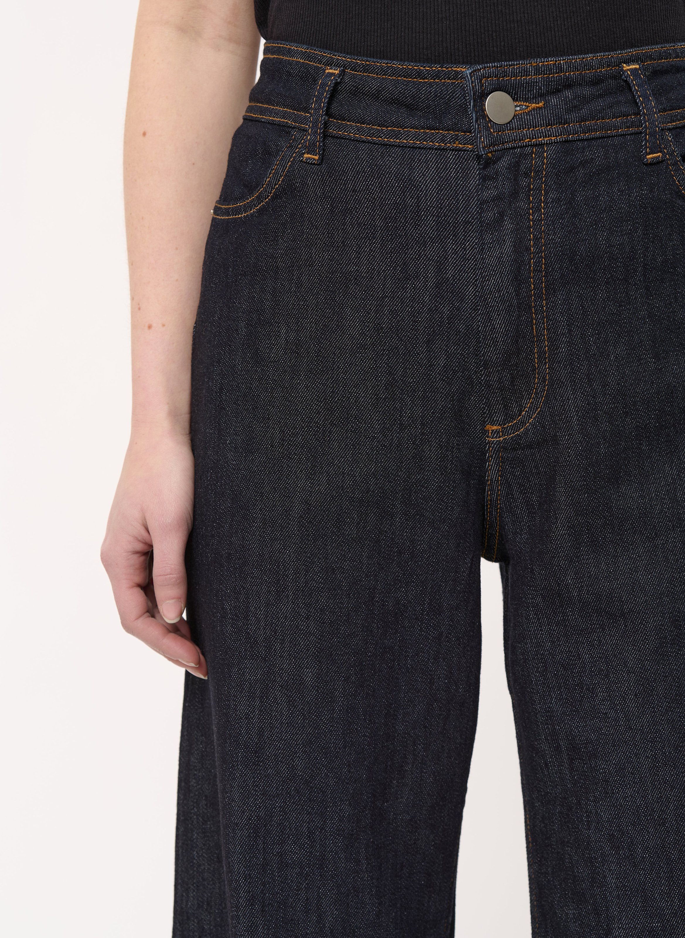 Jean flare en coton  HUMILITY Bleu