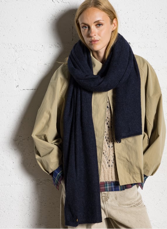 Echarpe Fluffy Echarpe Homme Ikks Echarpe En Laine Mélangée Canela