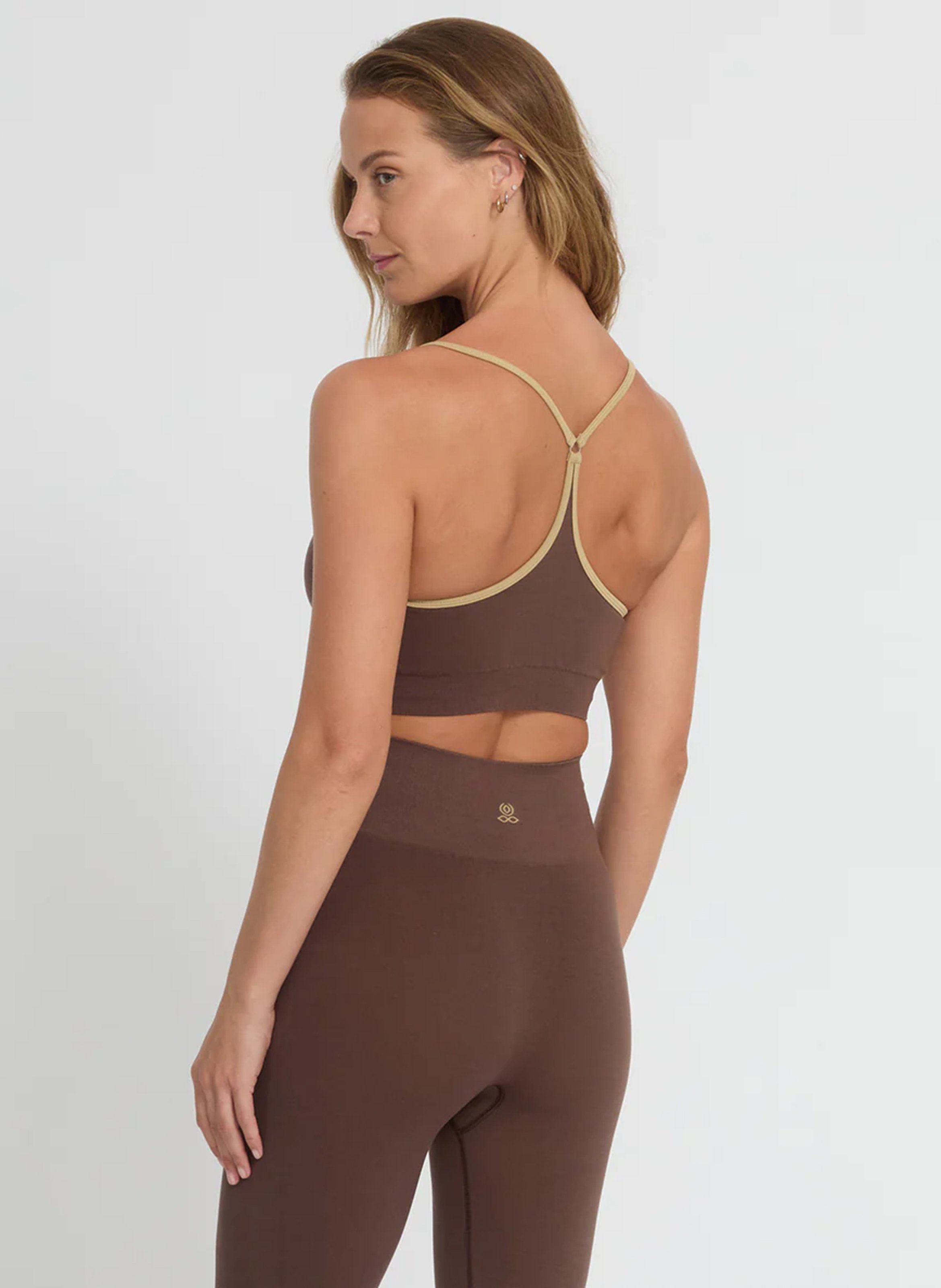 Brassière se sport YOGA SEARCHER Marron