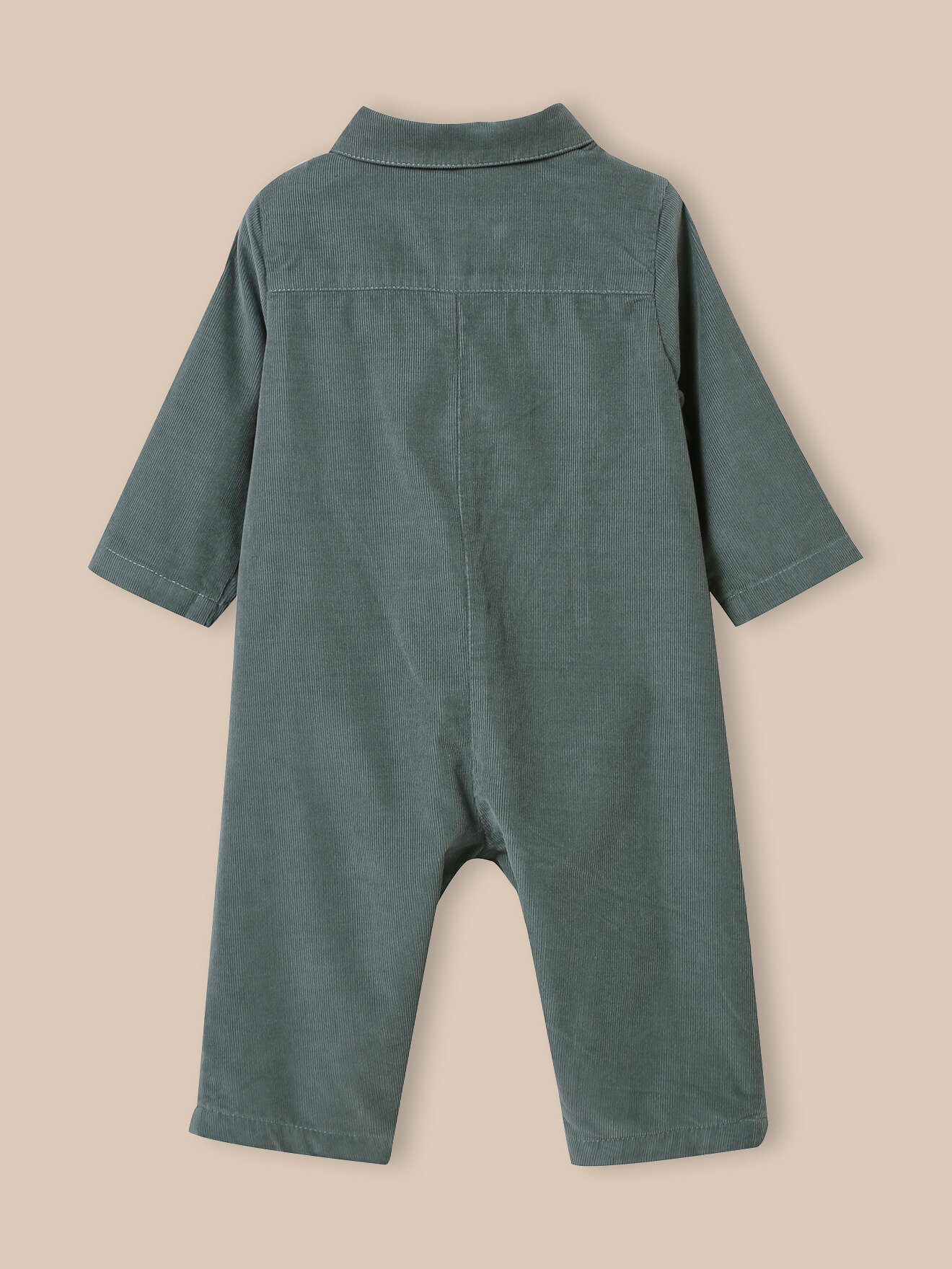 Velvet jumpsuit CYRILLUS Green