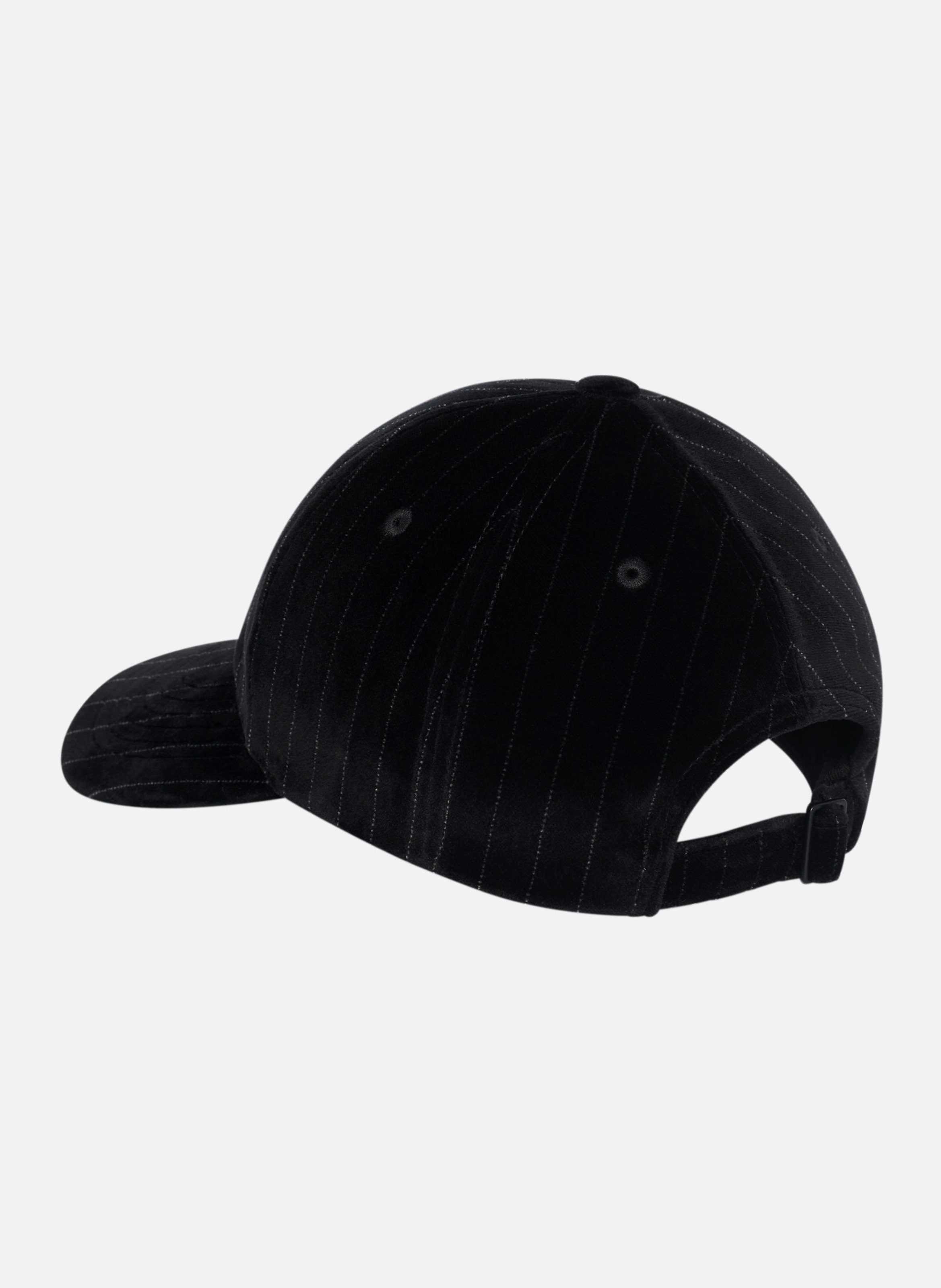 Velvet cap with thin stripes THE KOOPLES Black