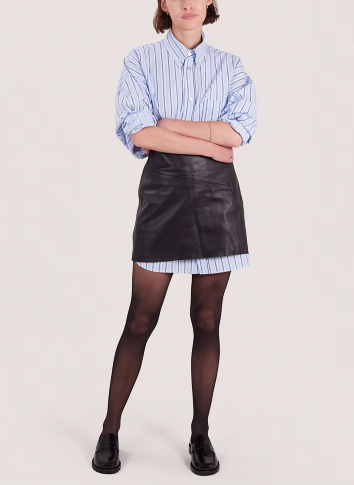 Mocassins en cuir JONAK Noir