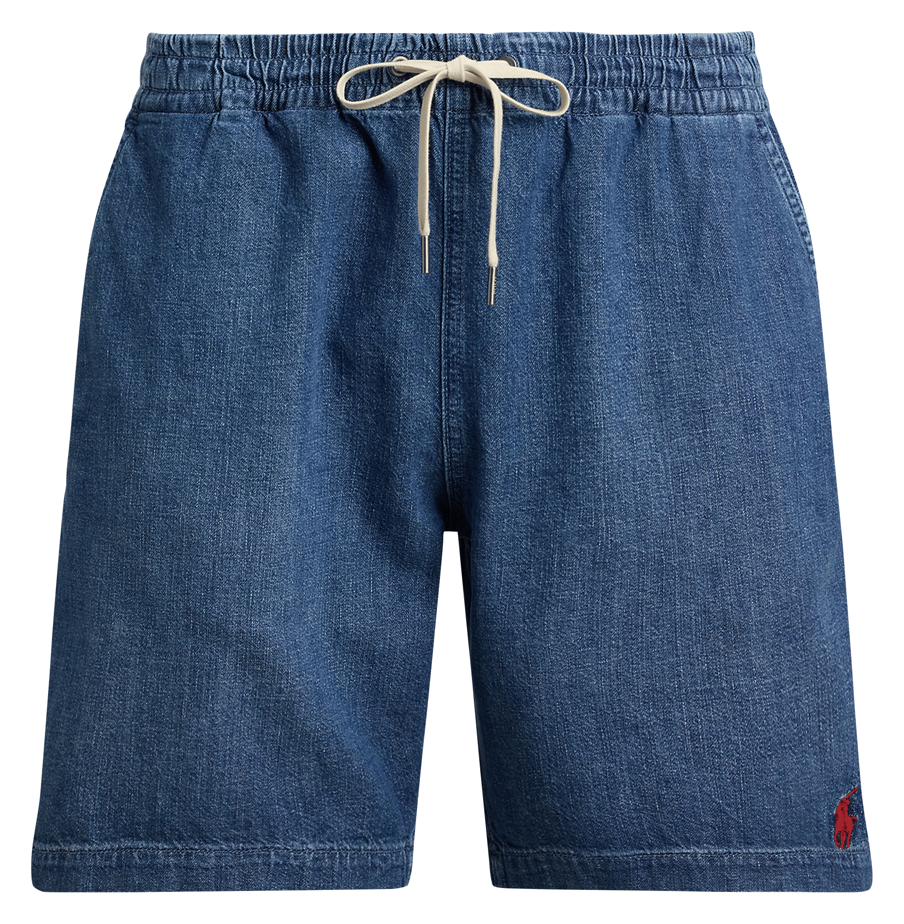 Pantalón corto recto de algodón POLO RALPH LAUREN Azul