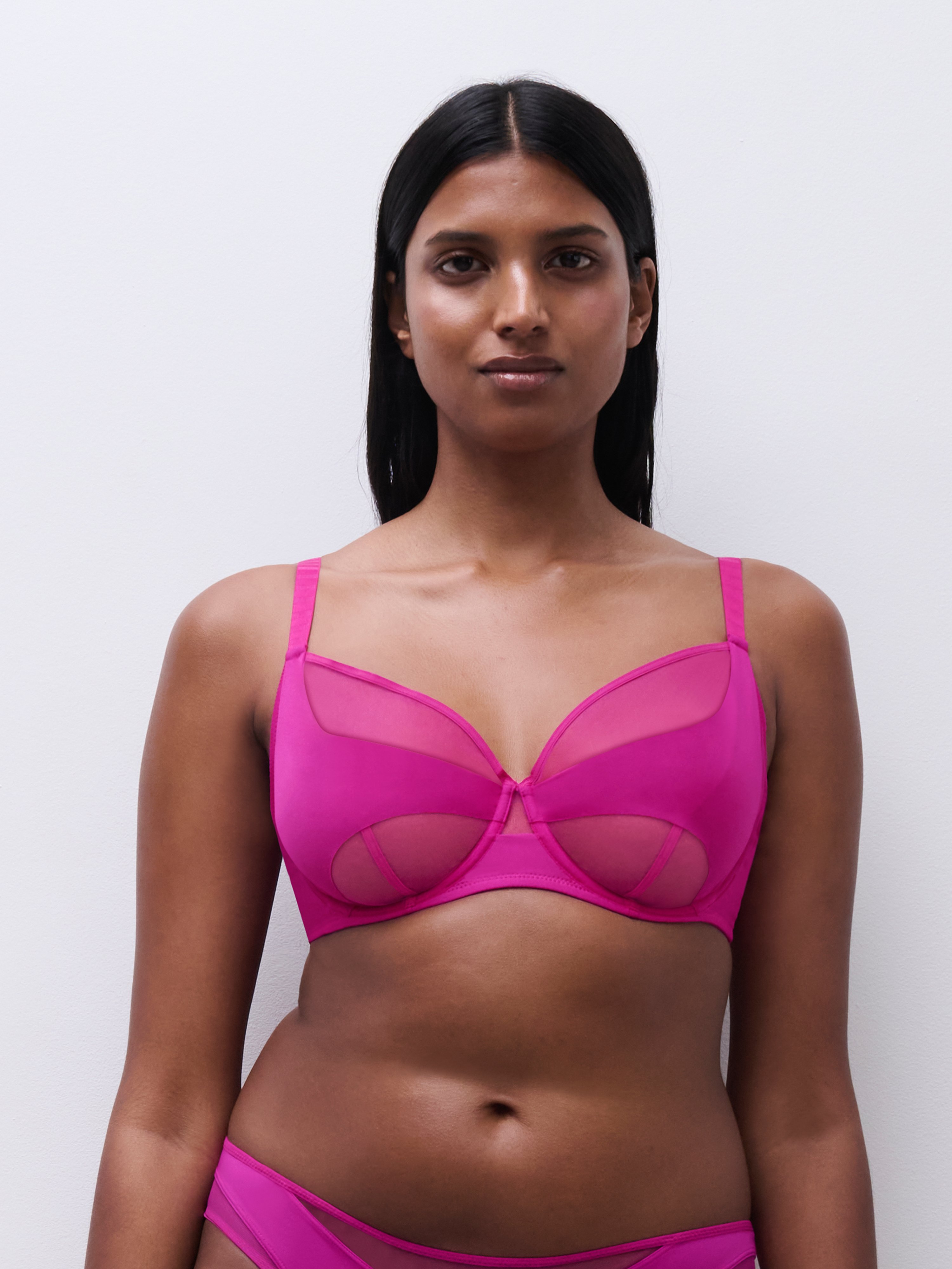Full-cup bra CHANTELLE PULP Pink