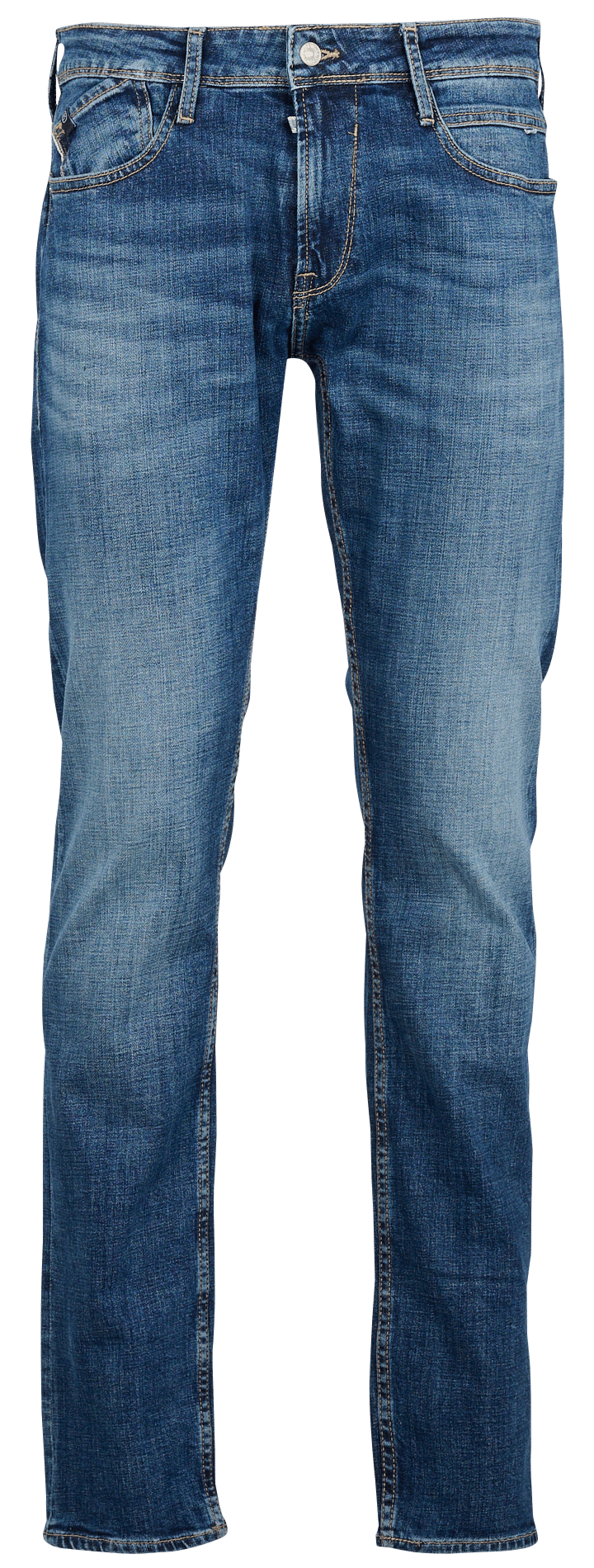 Jean droit en coton mélangé LE TEMPS DES CERISES Bleu