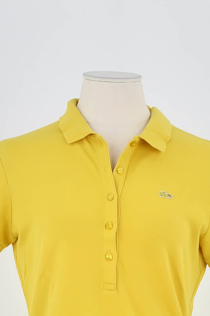 Polo shirt LACOSTE - SECONDE MAIN Yellow