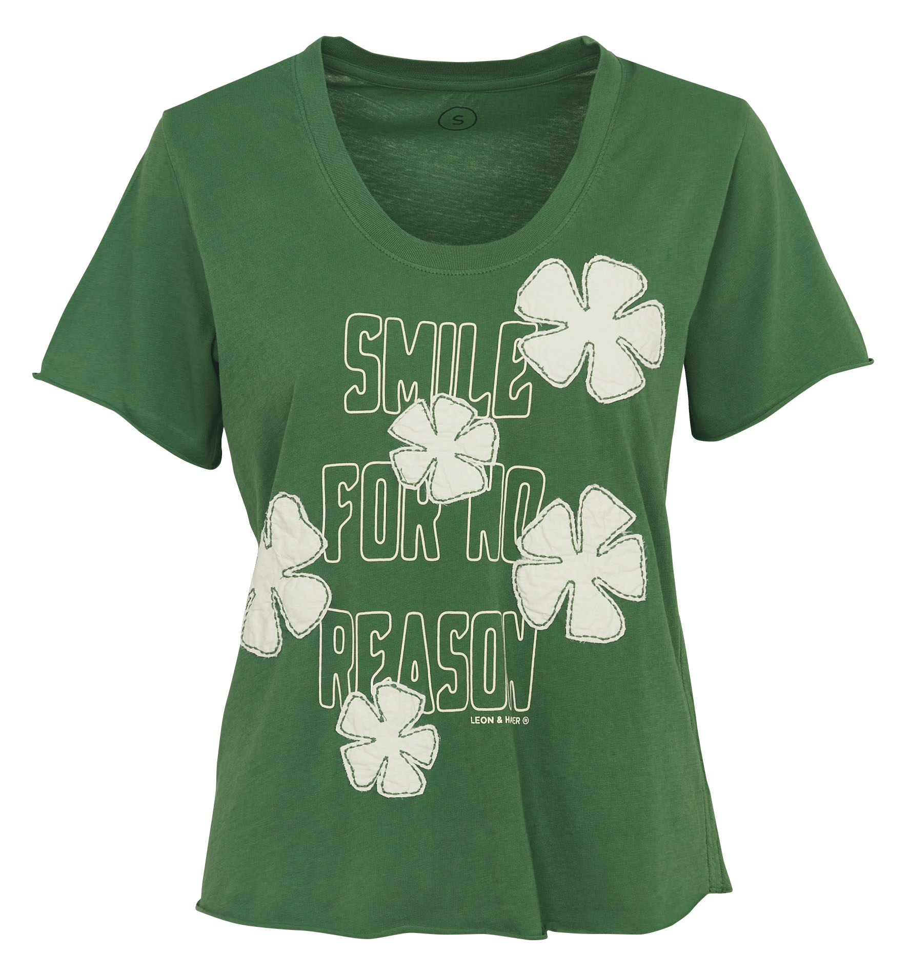 Rundhals-T-Shirt aus Bio-Baumwolle LEON & HARPER