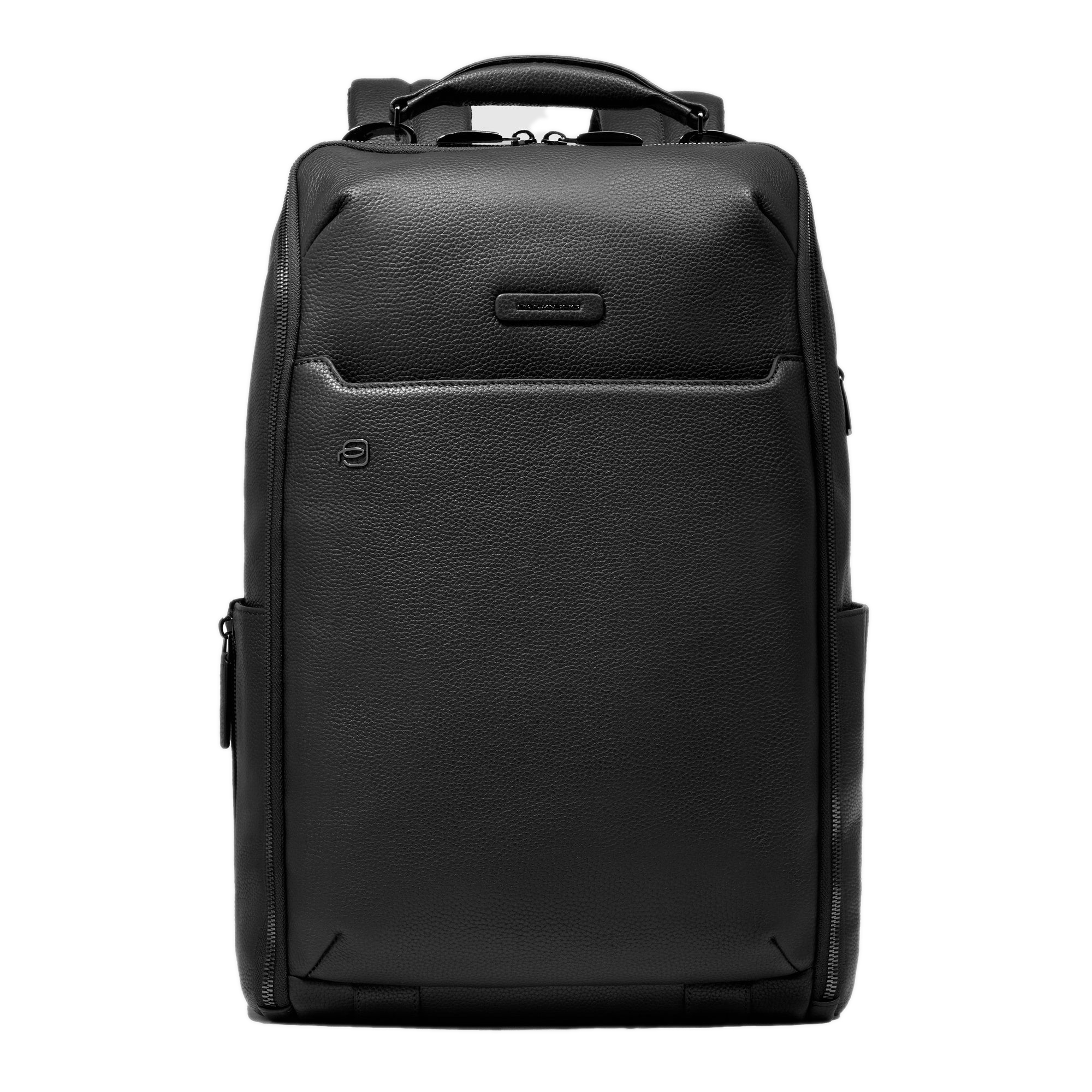 Customizable travel backpack PIQUADRO Black