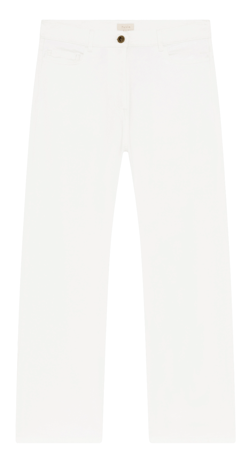 Bundfaltenhose PABLO Weiss