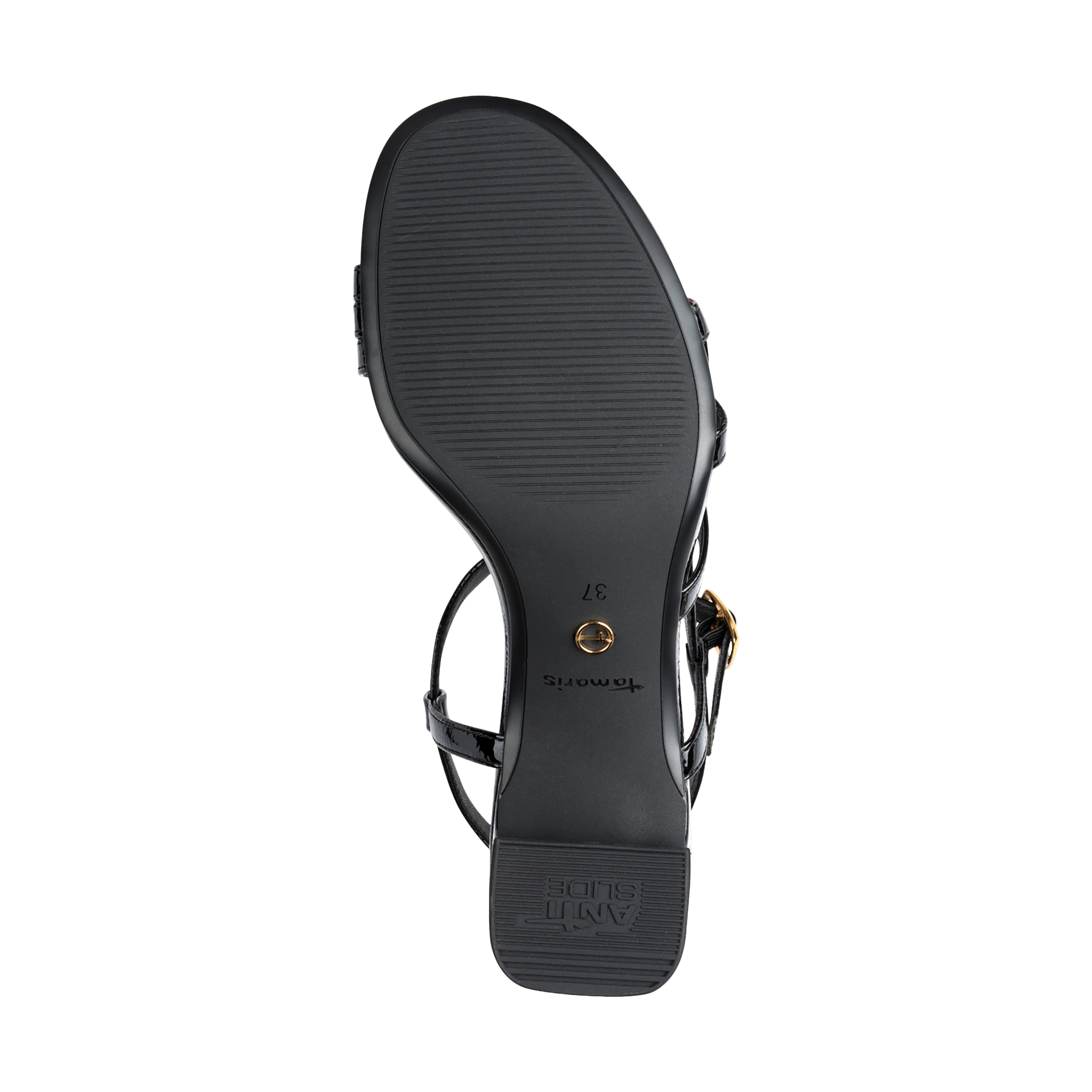 Sandales à talon cuir TAMARIS Noir