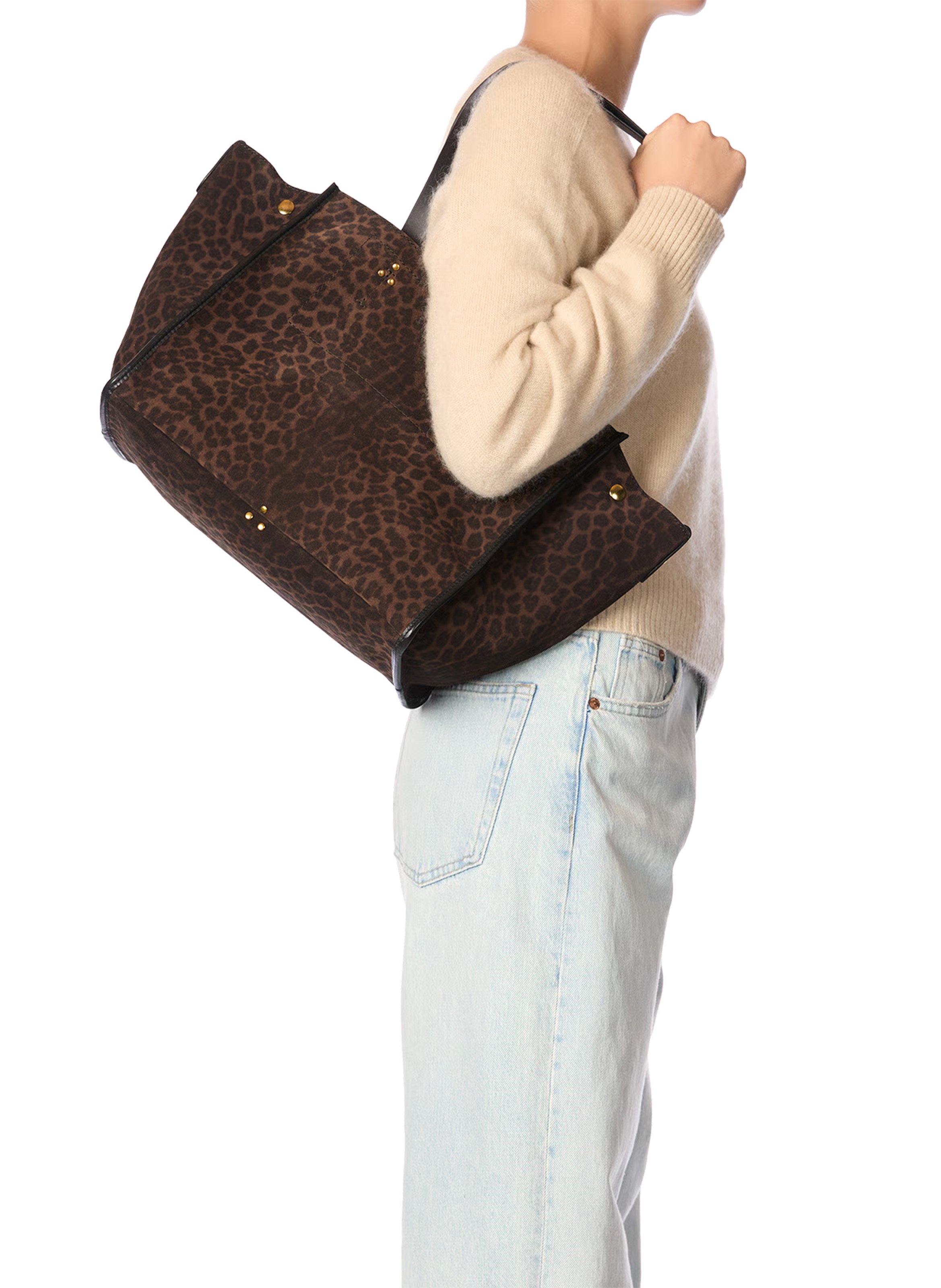 Sac léopard porté épaule  JEROME DREYFUSS Multicolore