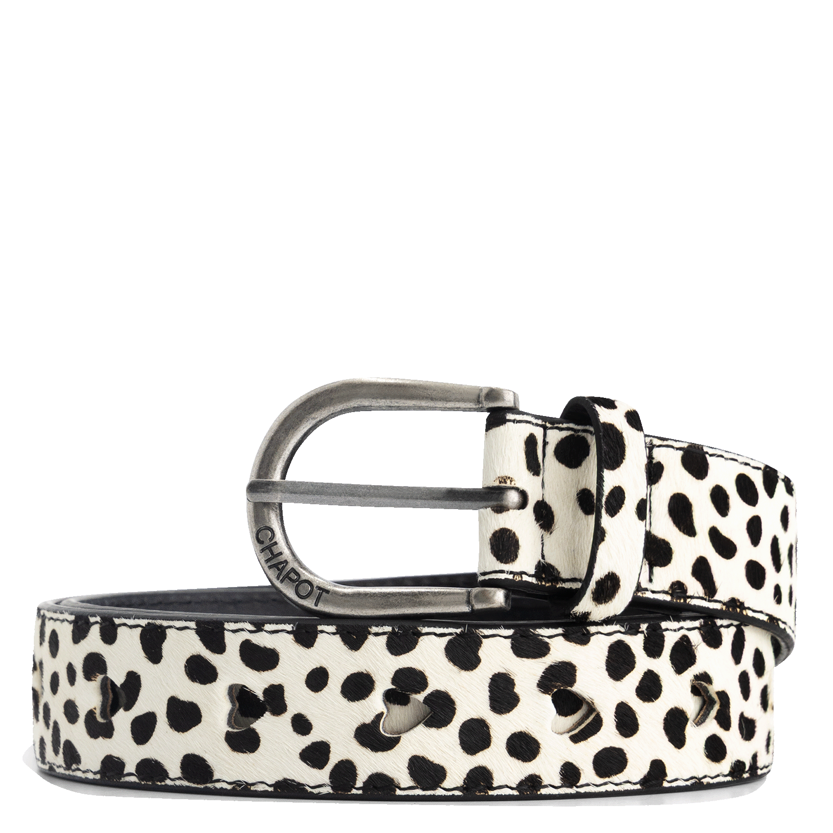 Ceinture en cuir FABIENNE CHAPOT Noir