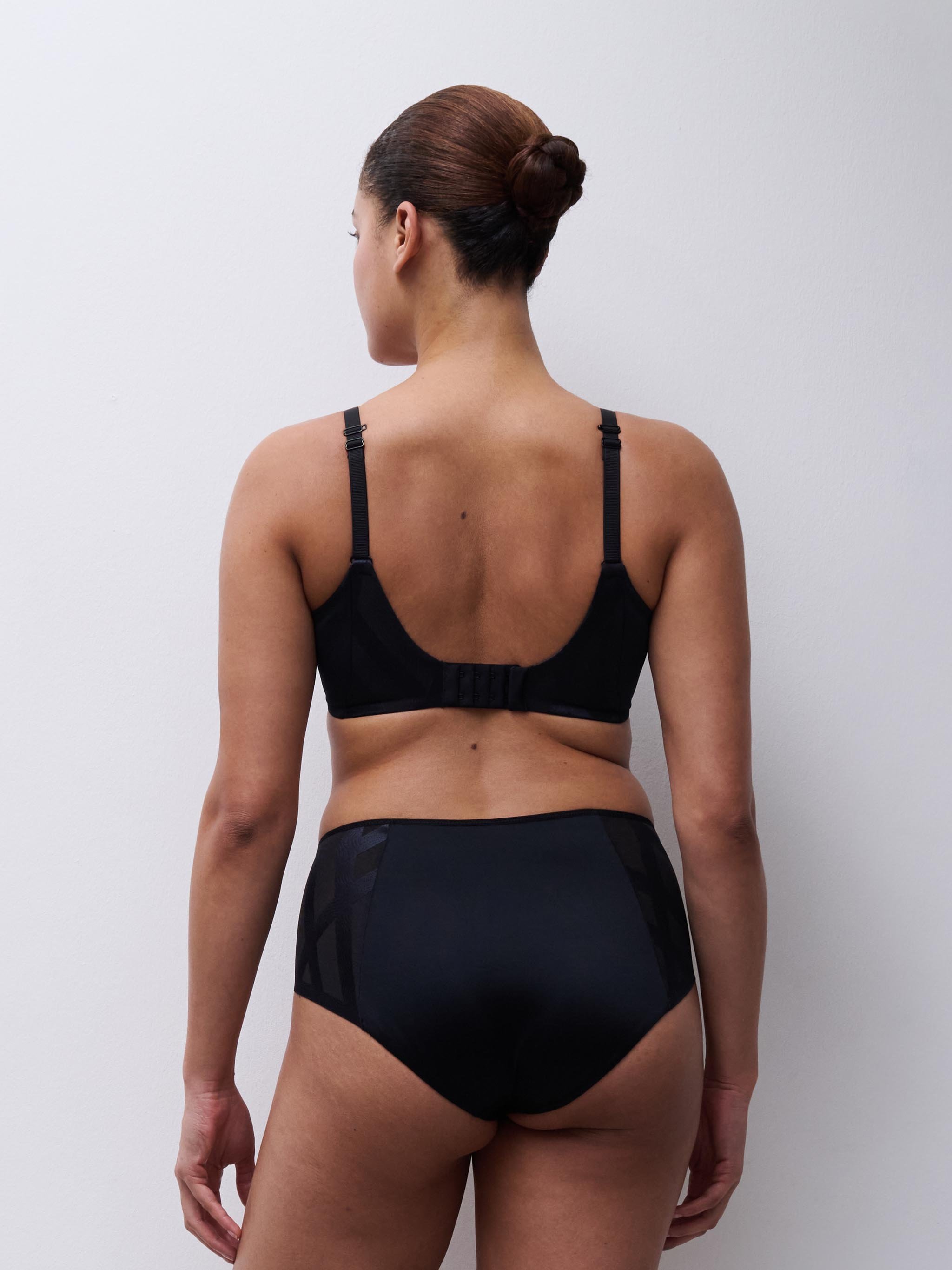 High-waisted panties CHANTELLE Black