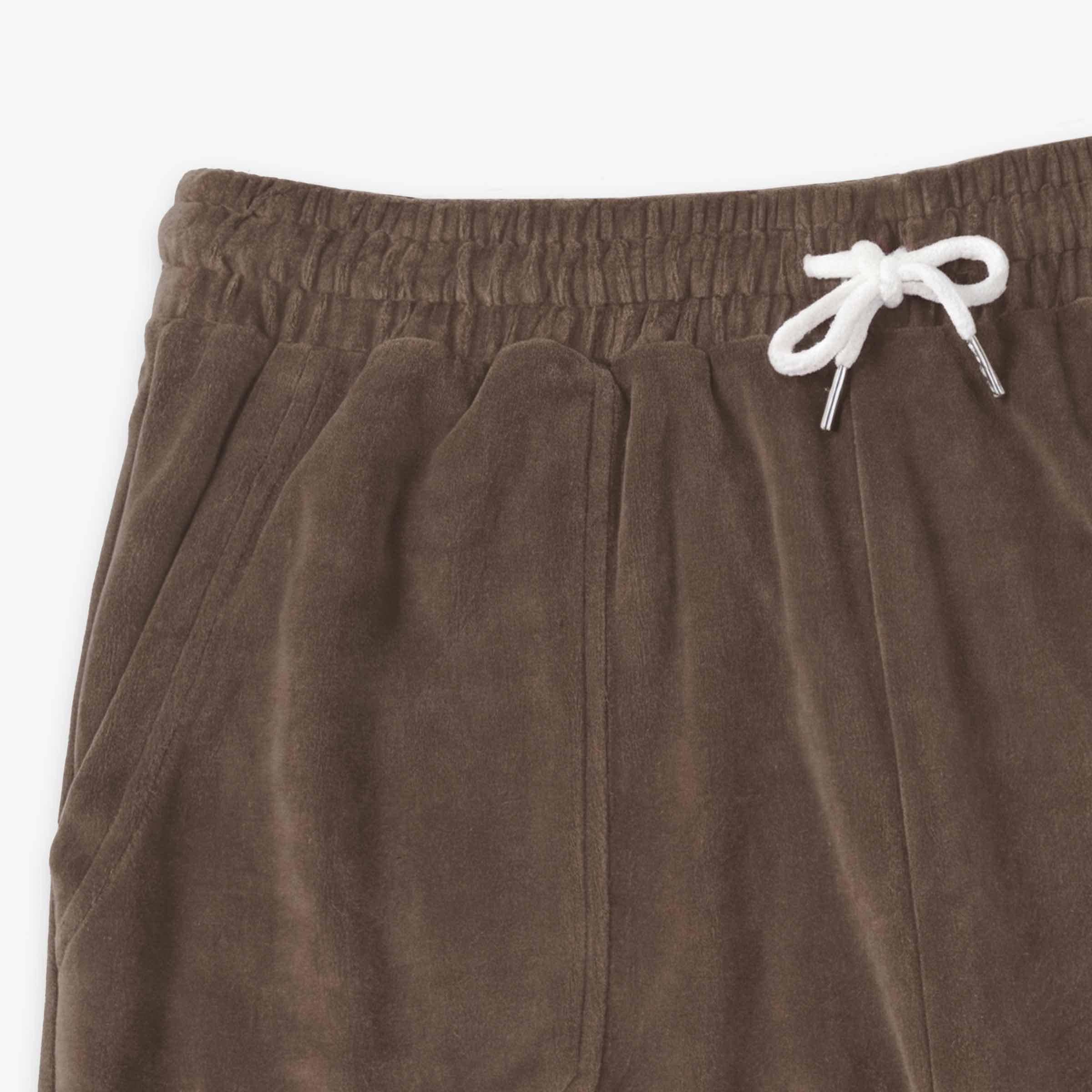 Sponge bermuda with elastic waist SERGE BLANCO Brown