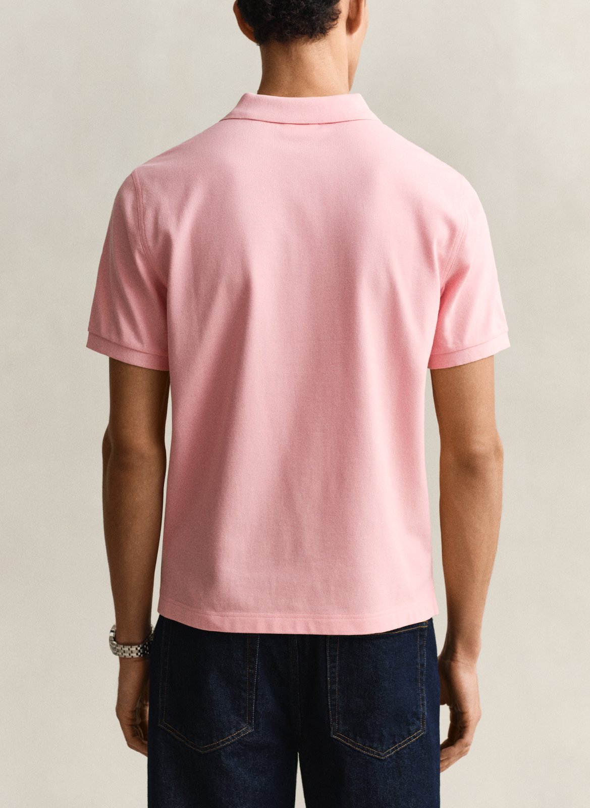 Tee-shirt en coton col rond GANT Rose
